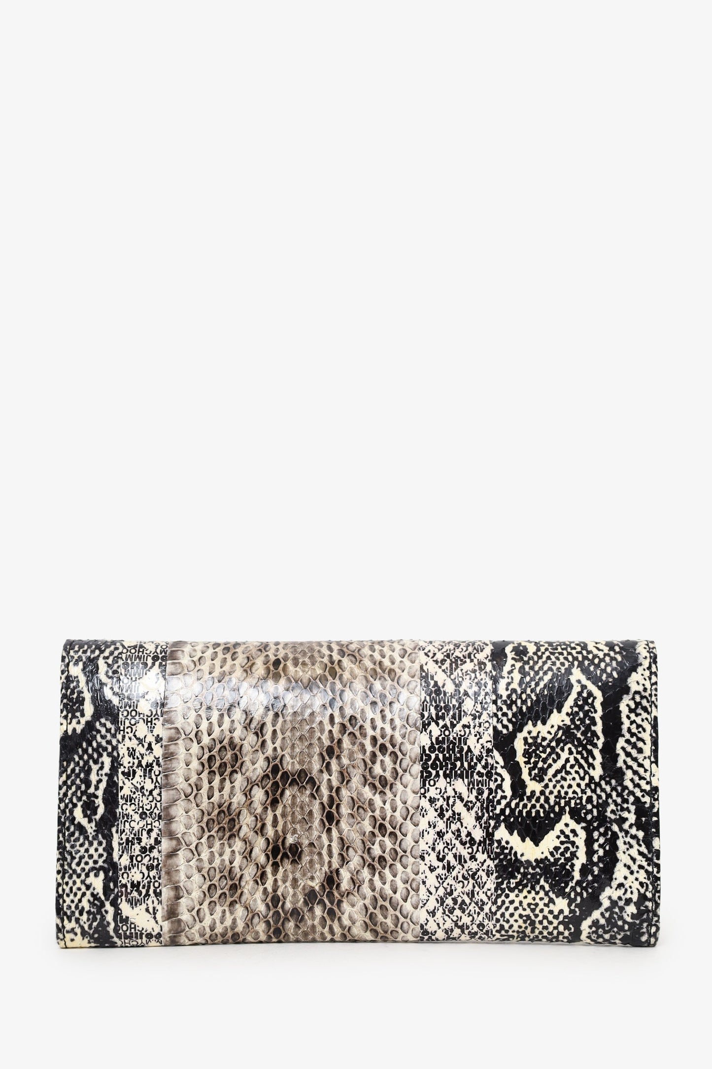 Jimmy Choo Snakeskin Print Clutch