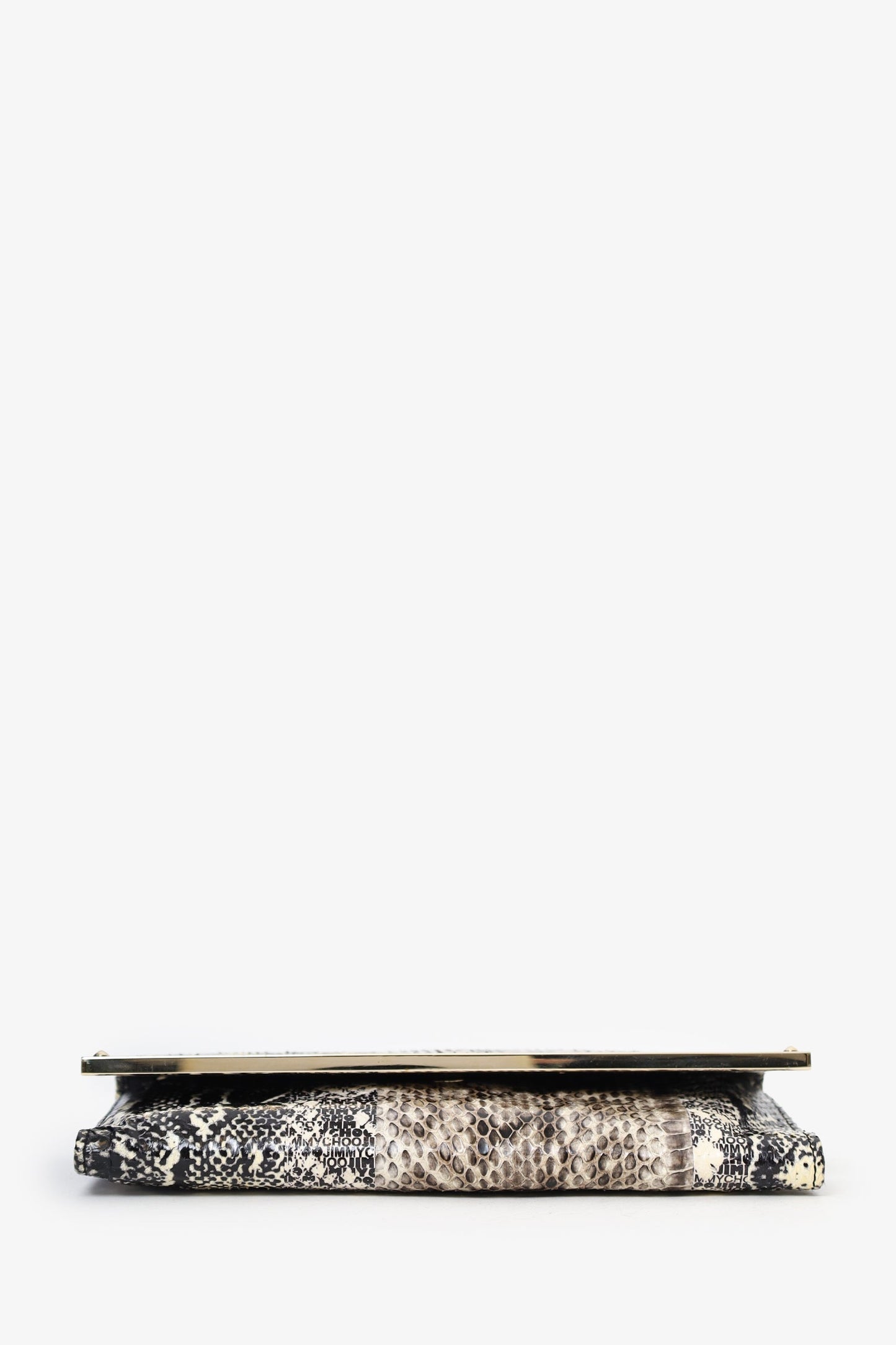Jimmy Choo Snakeskin Print Clutch