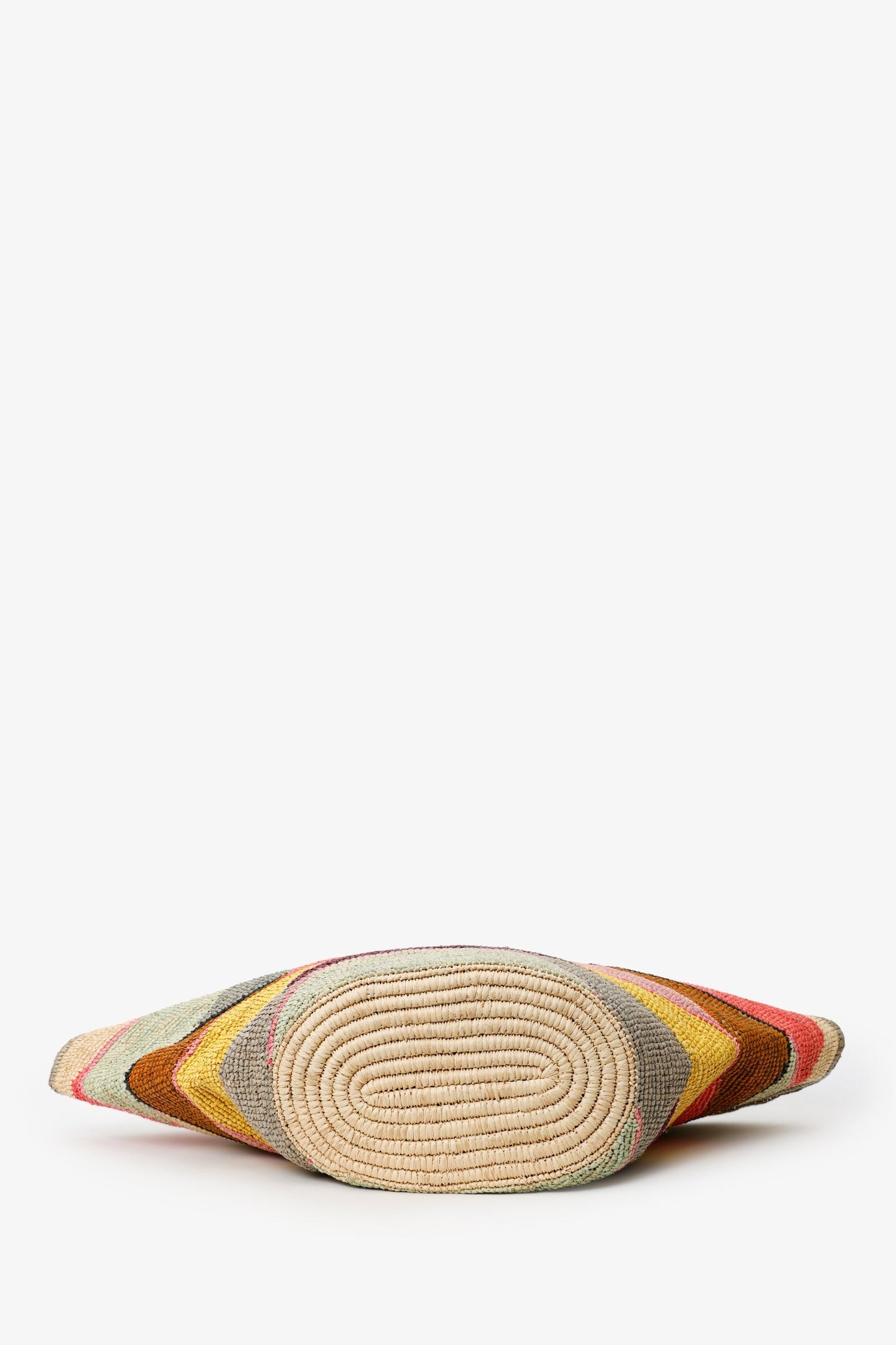 Gas Bijoux Multicolor Panier Wave XL Raffia Bag