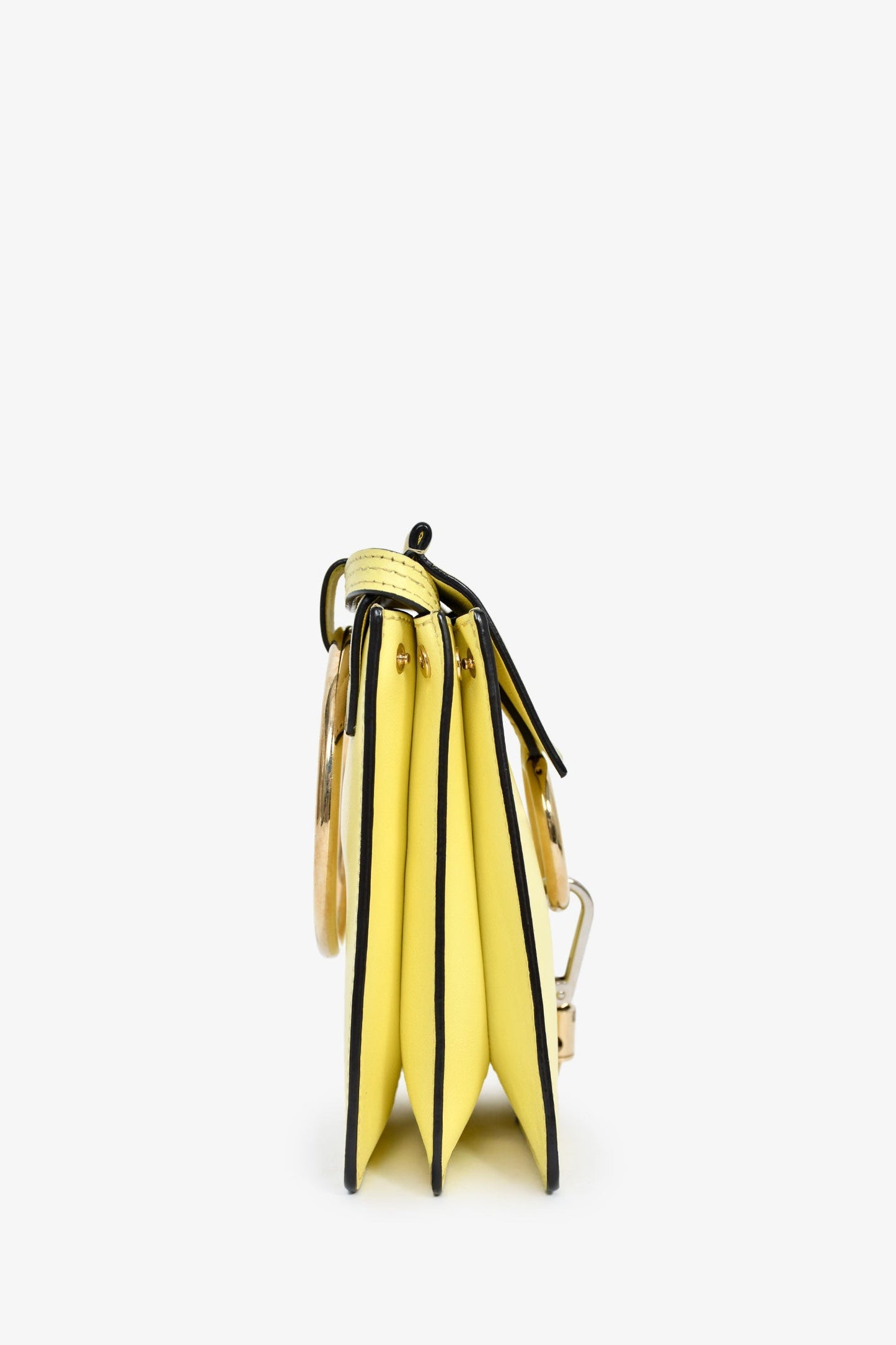Chloe Yellow Leather Mini Faye Bag