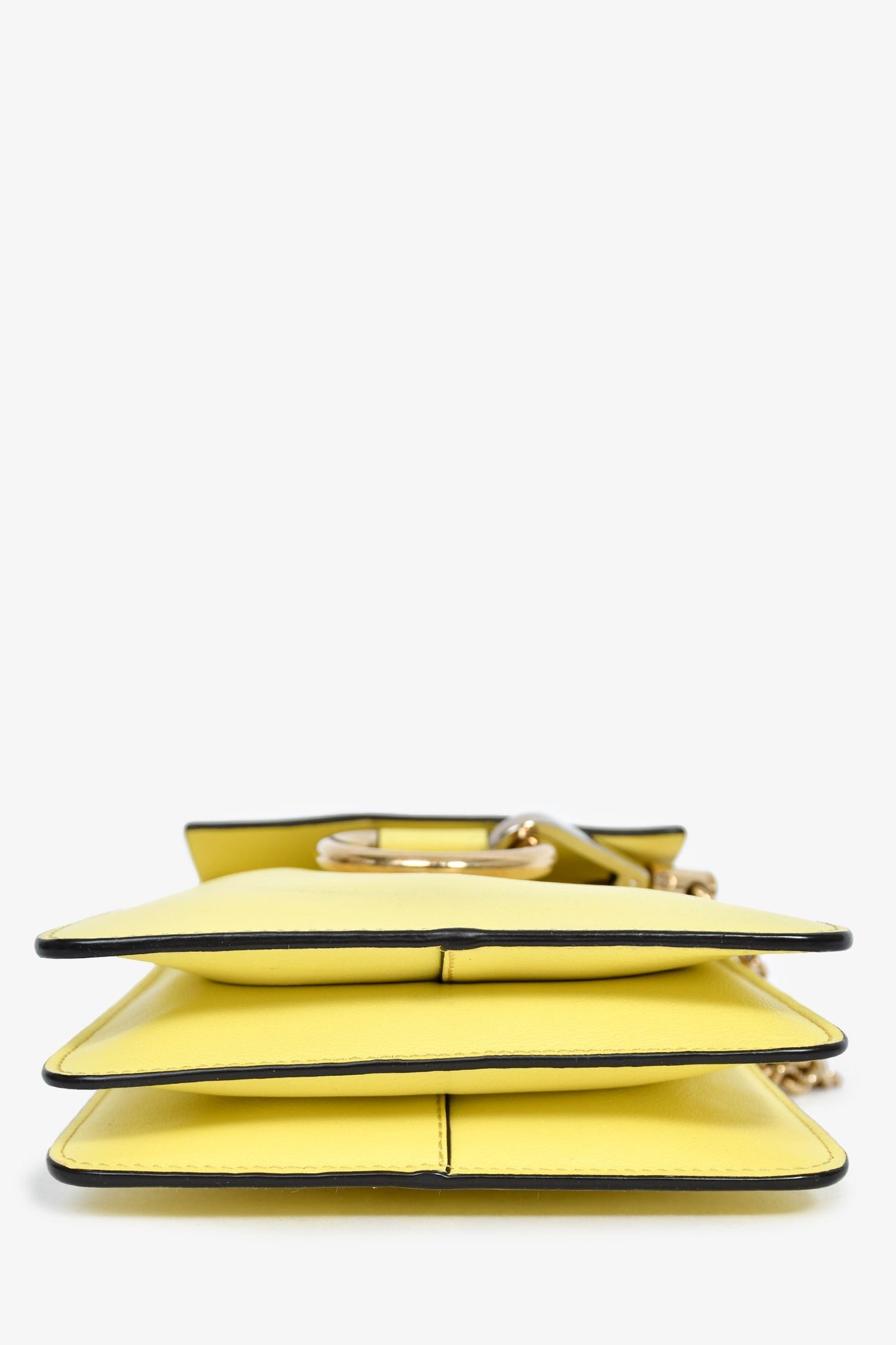 Chloe Yellow Leather Mini Faye Bag