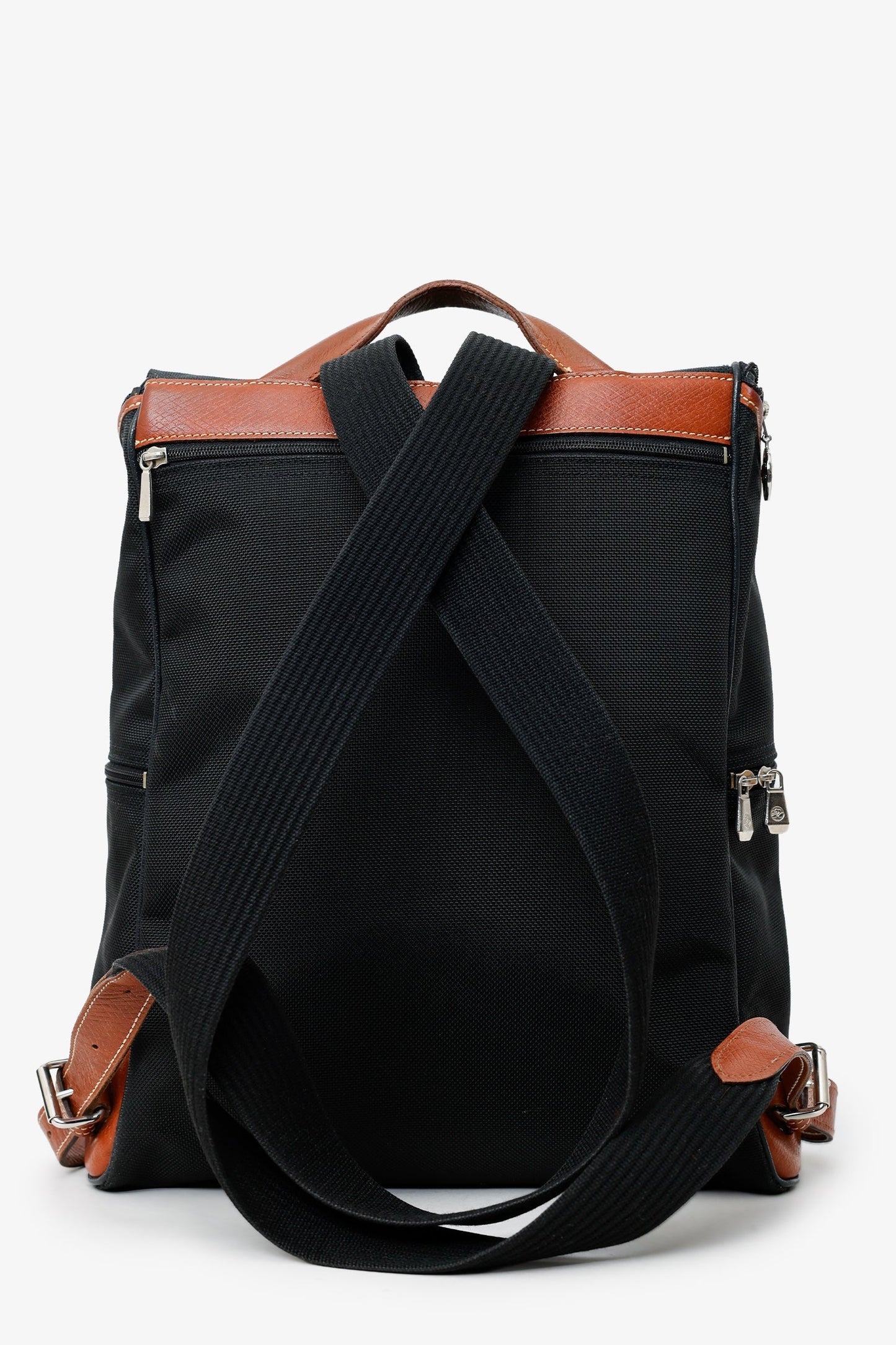 Longchamp Black Nylon Backpack