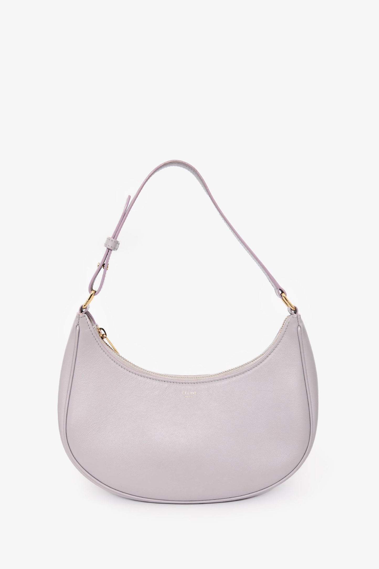 Celine 2021 Lilac Smooth Leather Ava Shoulder Bag
