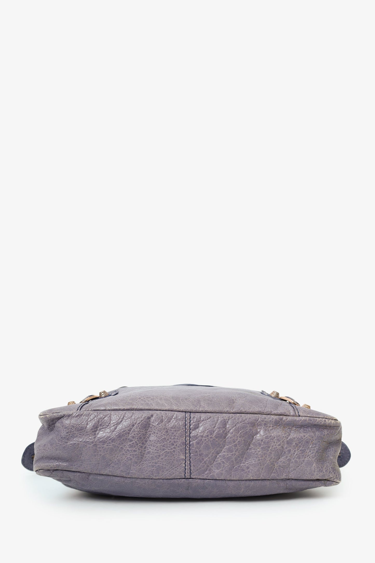 Balenciaga Purple Leather Motocross Giant 12 First Bag
