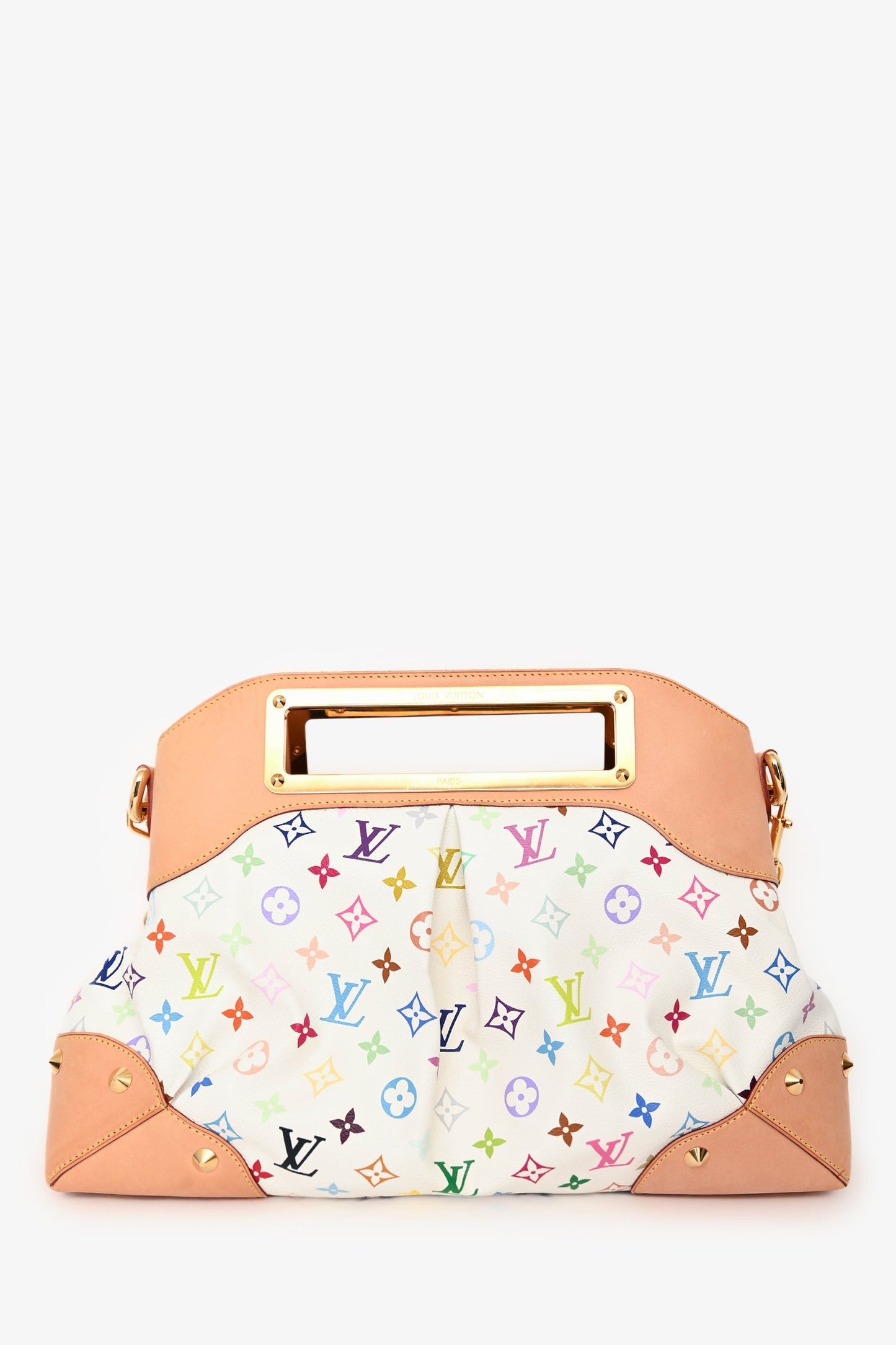 Louis Vuitton x Takashi Murakami White Multicolore Monogram Judy GM
