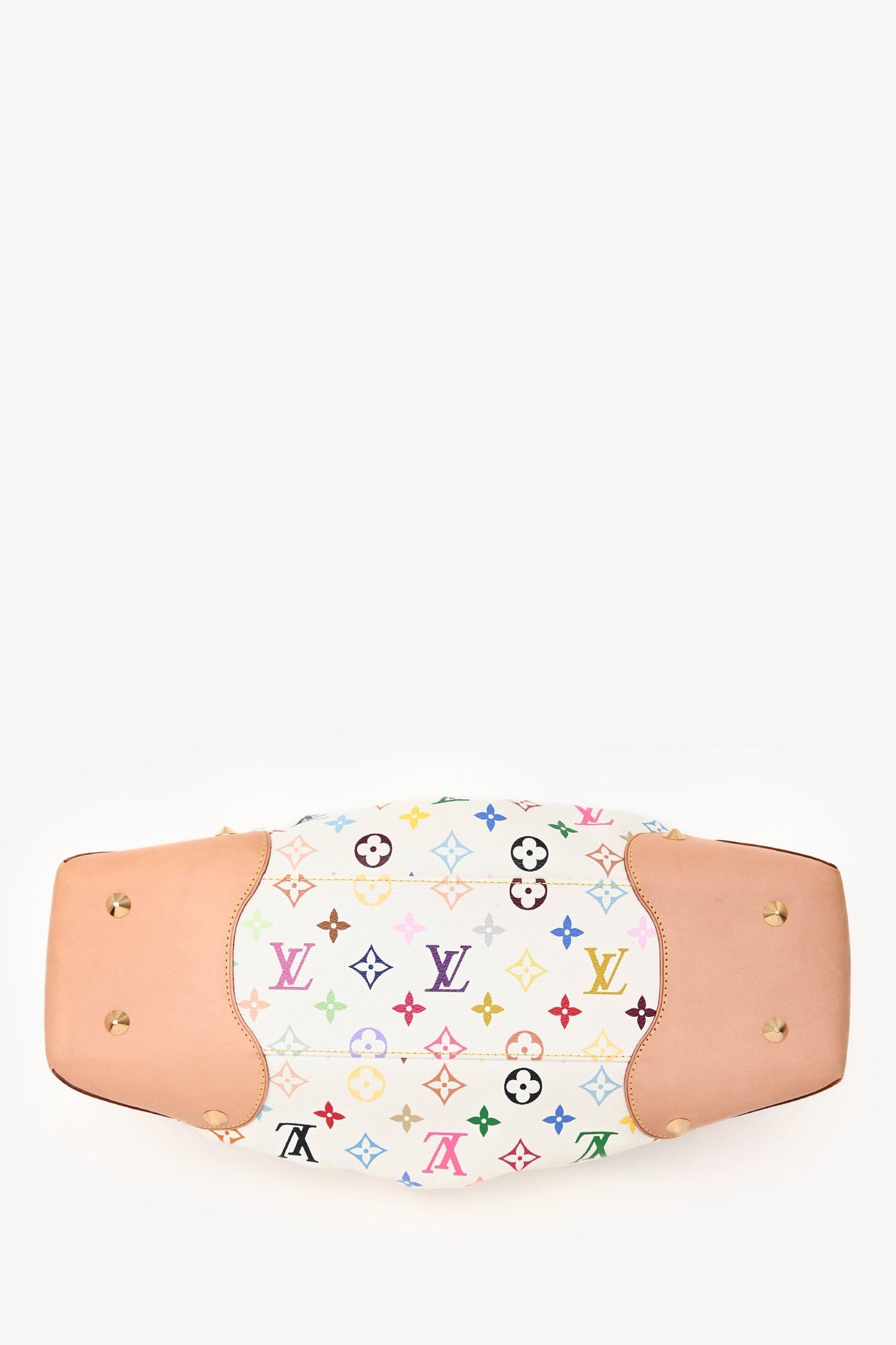 Louis Vuitton x Takashi Murakami White Multicolore Monogram Judy GM