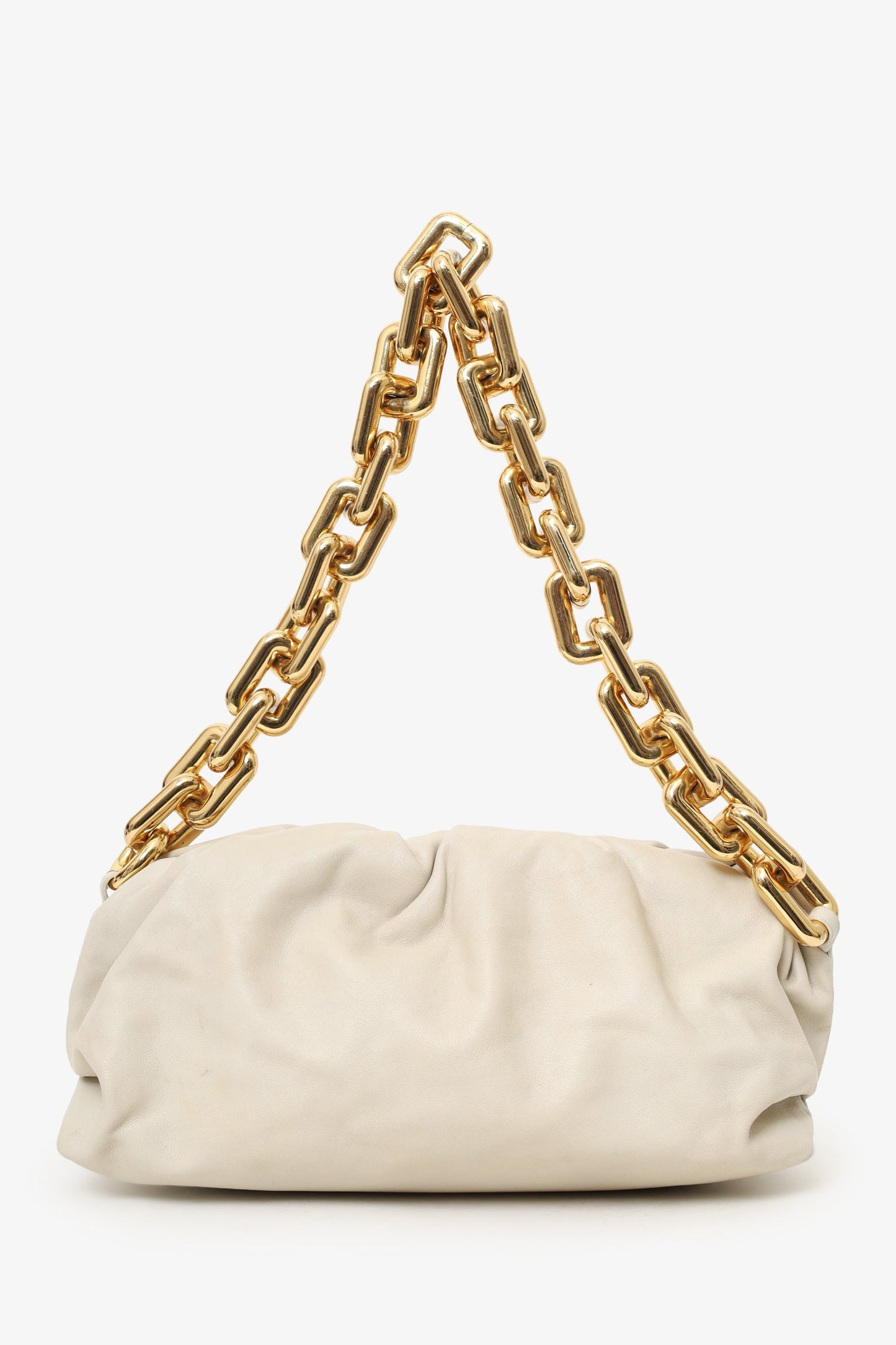 Bottega Veneta Beige Chain Pouch Bag