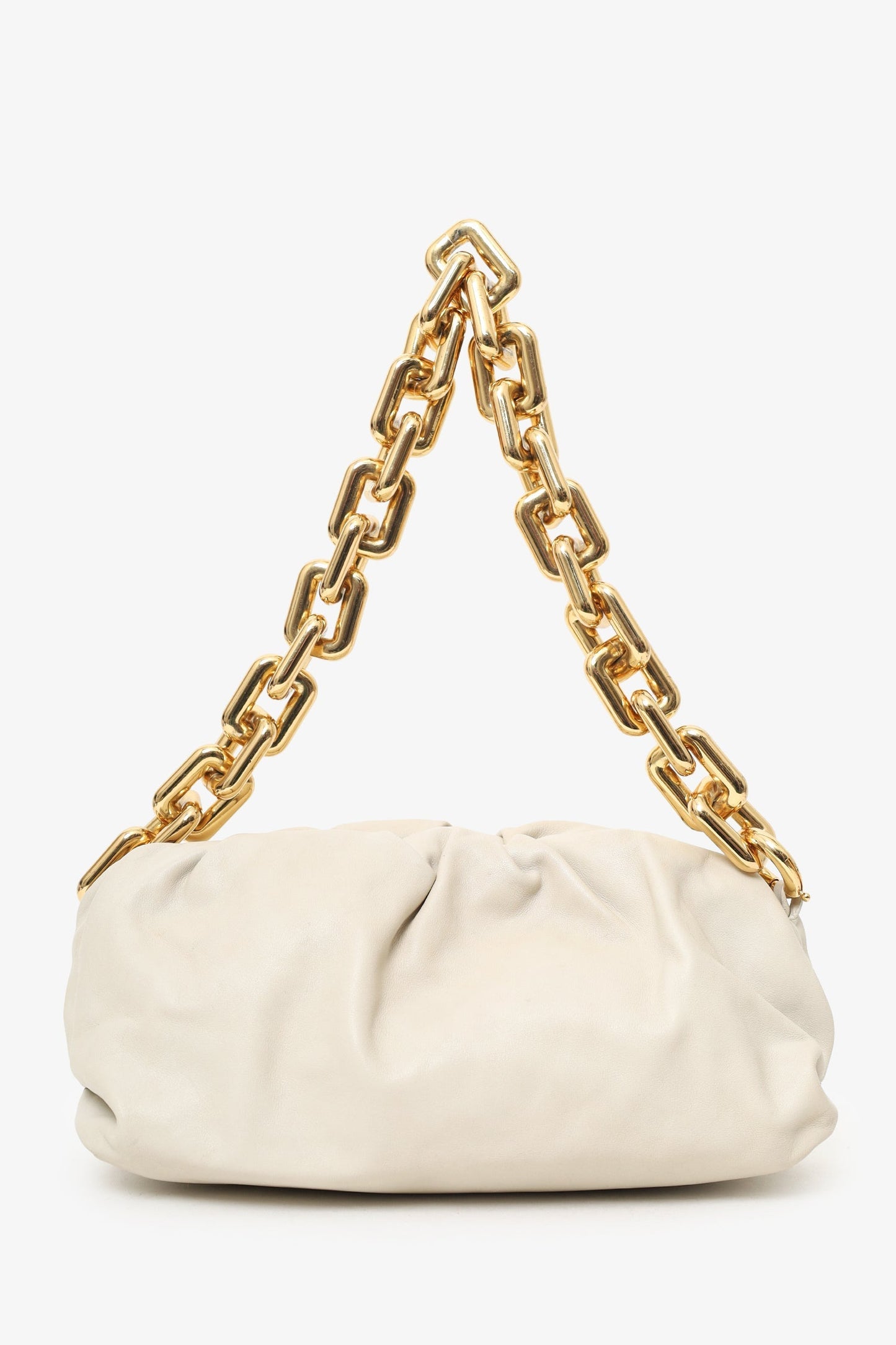 Bottega Veneta Beige Chain Pouch Bag