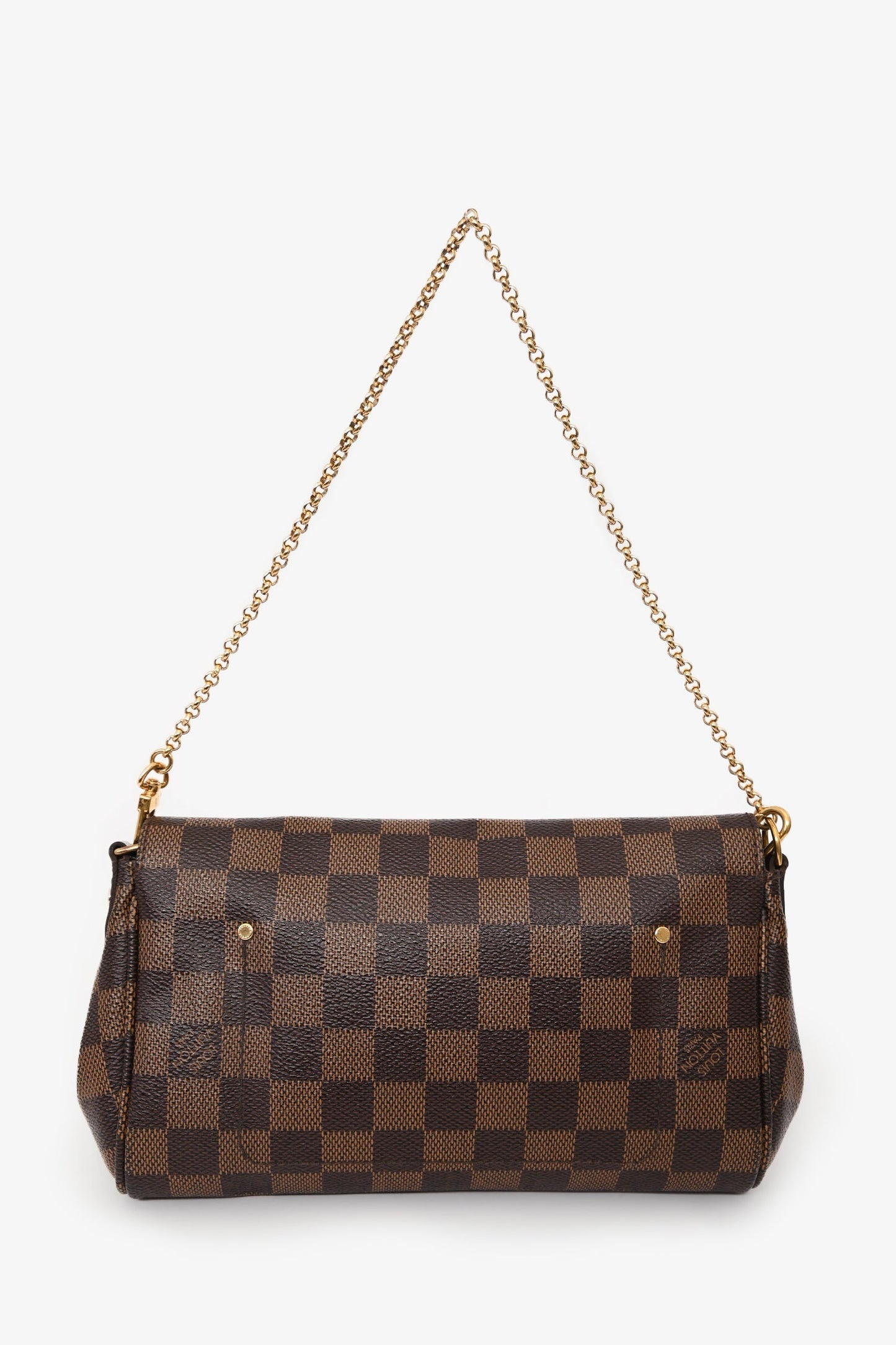 Louis Vuitton 2014 Damier Ebene Eva Pochette With Strap