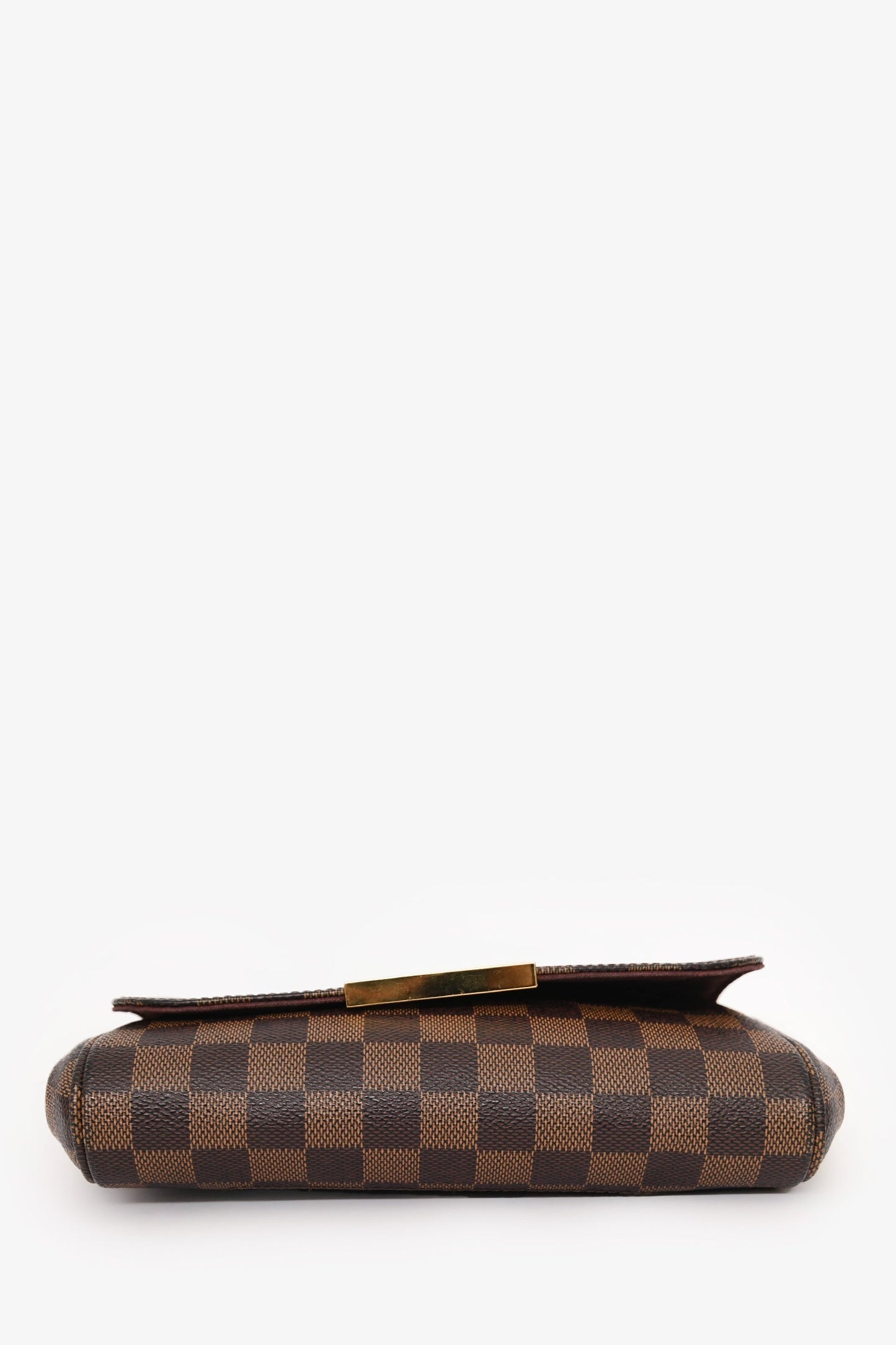 Louis Vuitton 2014 Damier Ebene Eva Pochette With Strap