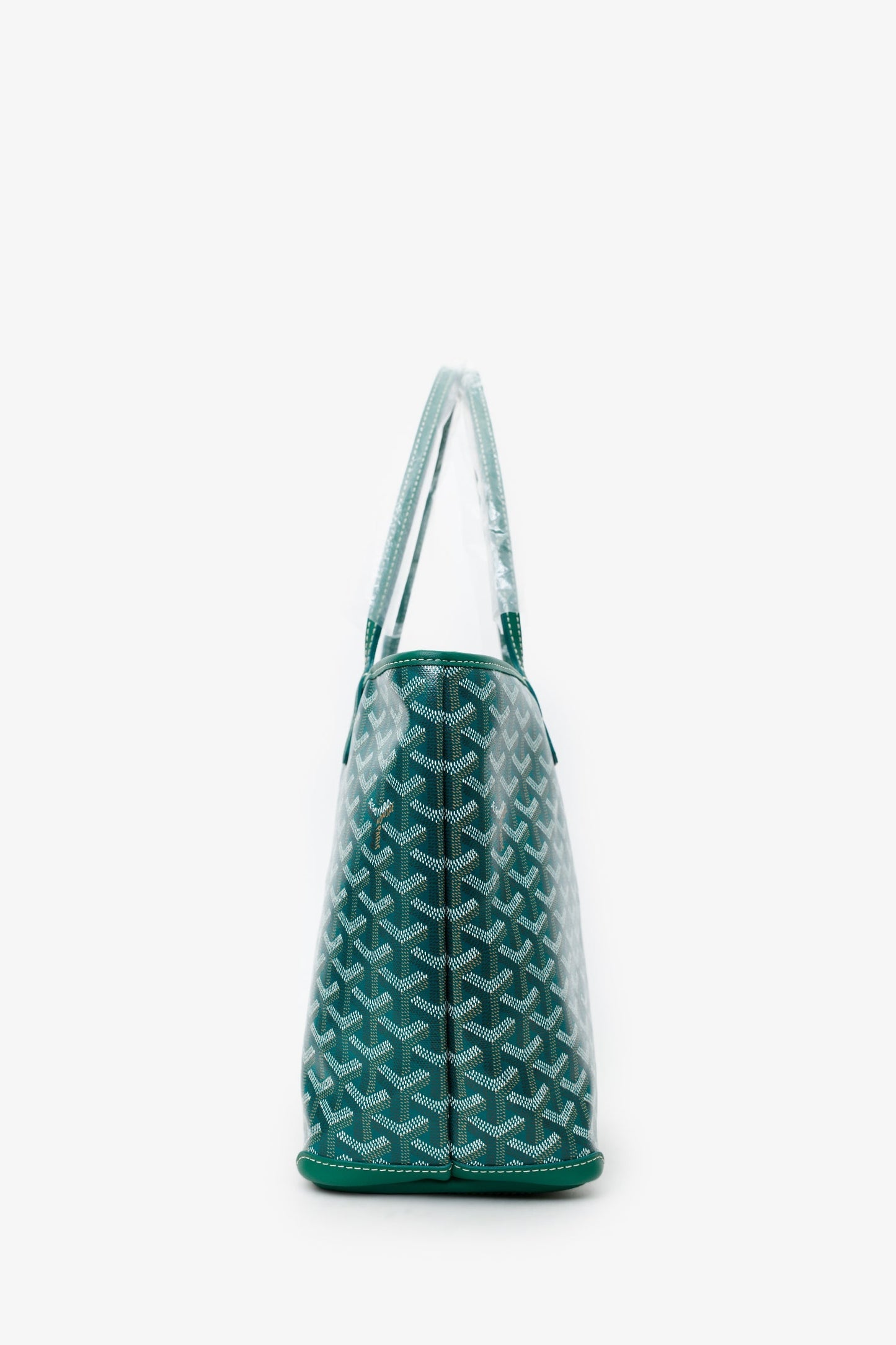Goyard 2025 Green Goyardine Canvas 'Artois' MM Tote