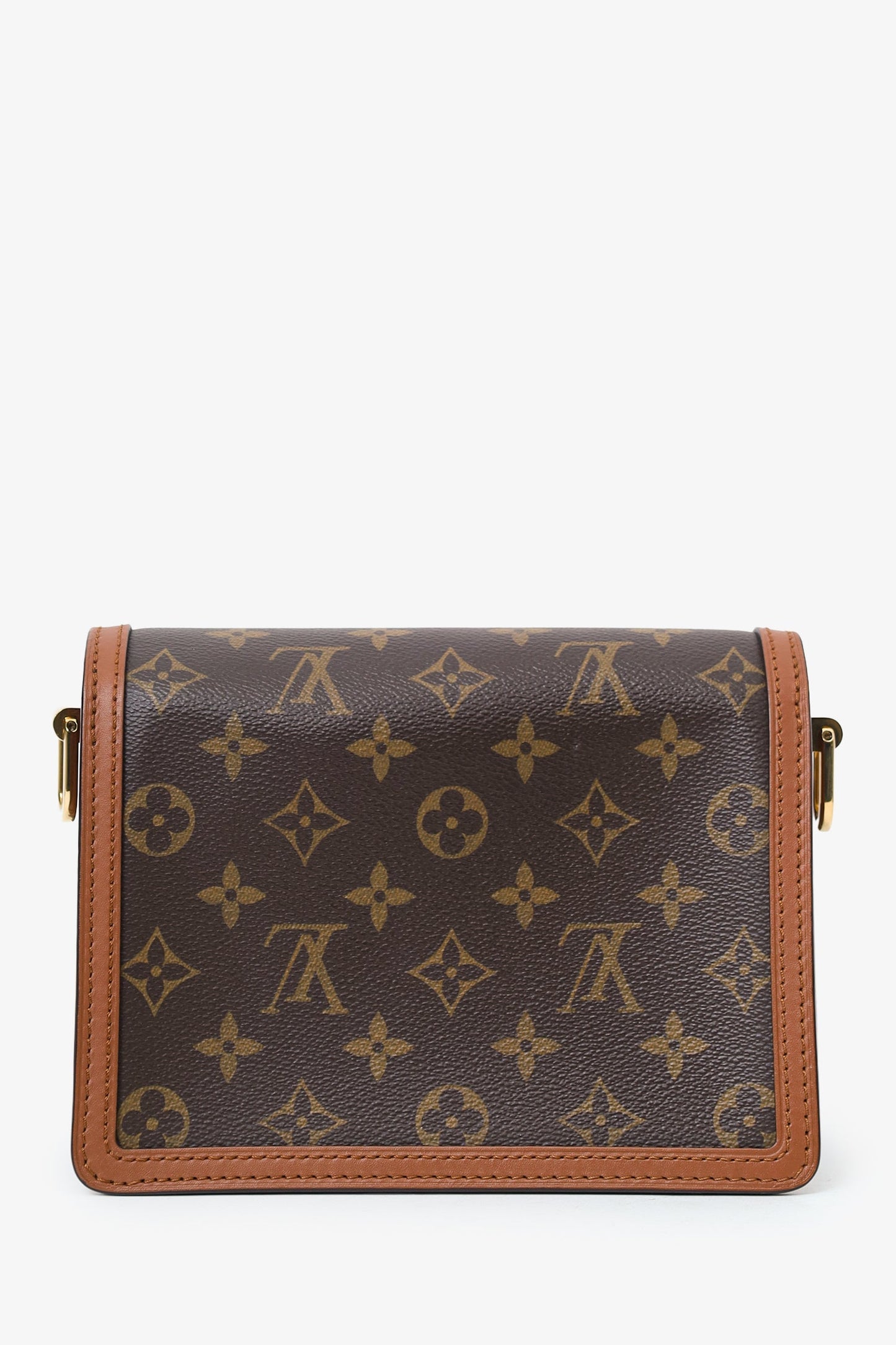 Louis Vuitton Monogram Canvas Mini Dauphine Crossbody Bag With Strap