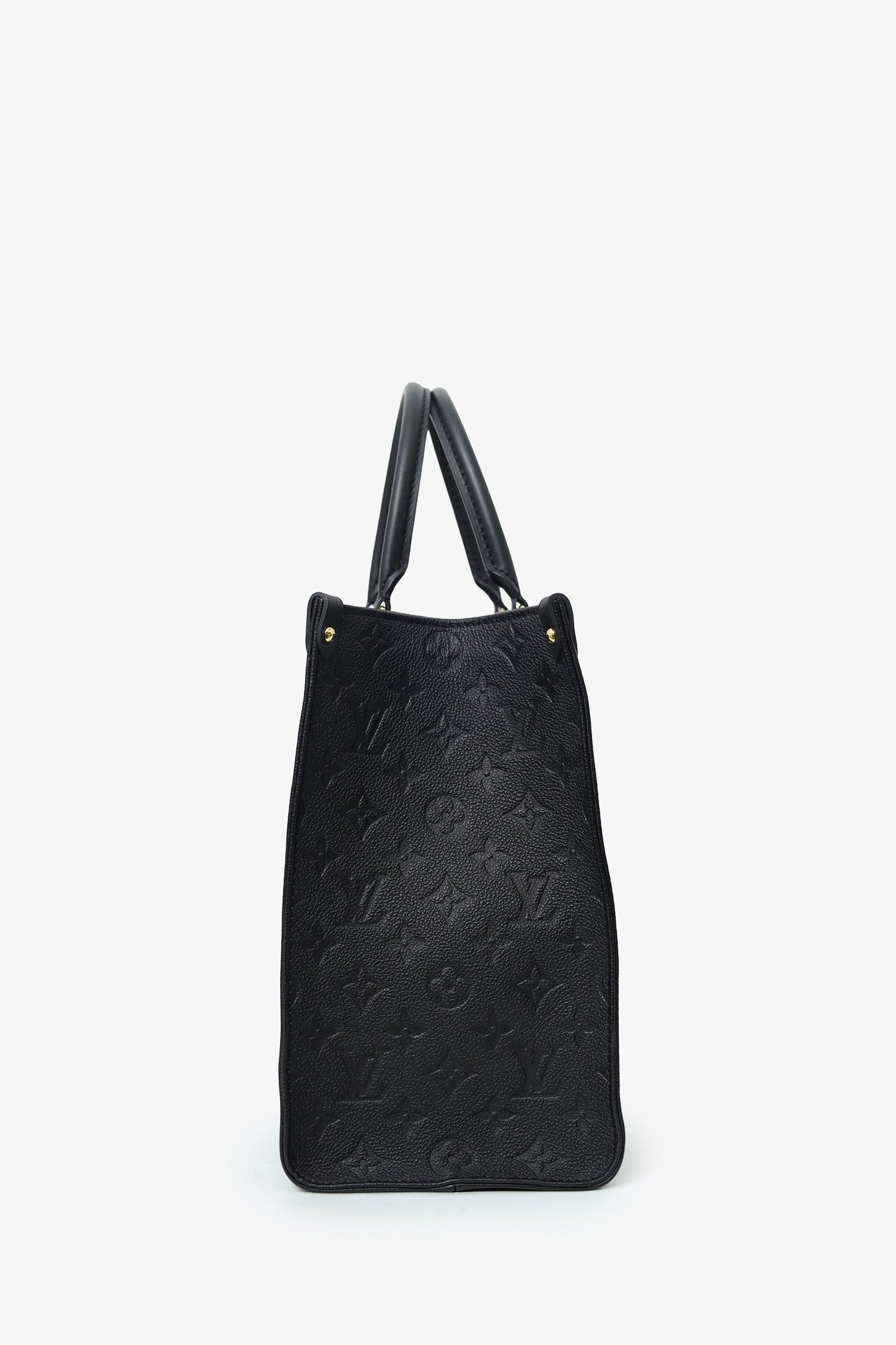 Louis Vuitton Black Monogram Empreinte Leather OnTheGo MM