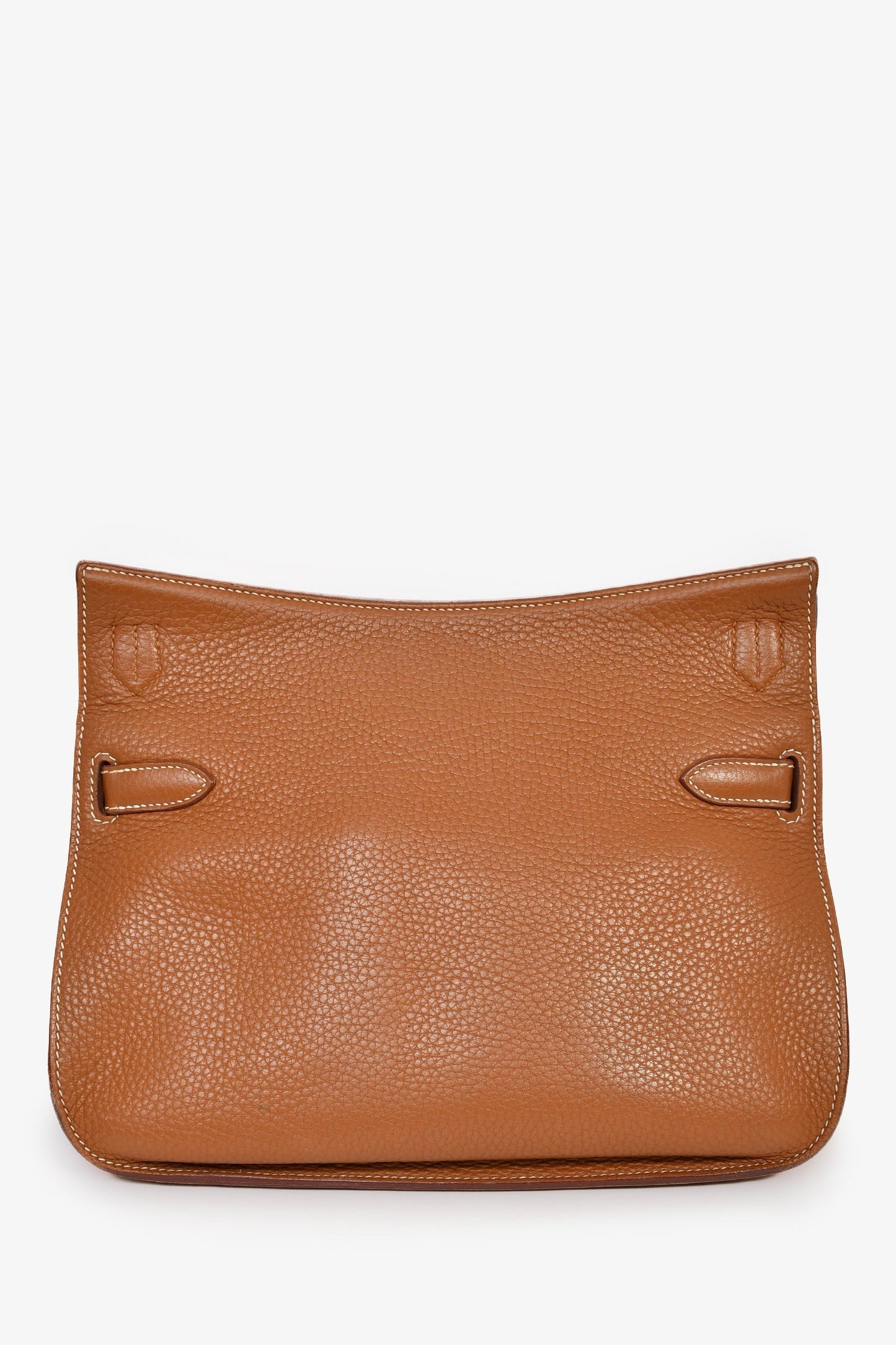 Hermès Gold Clemence Leather Jypsiere 28 Bag