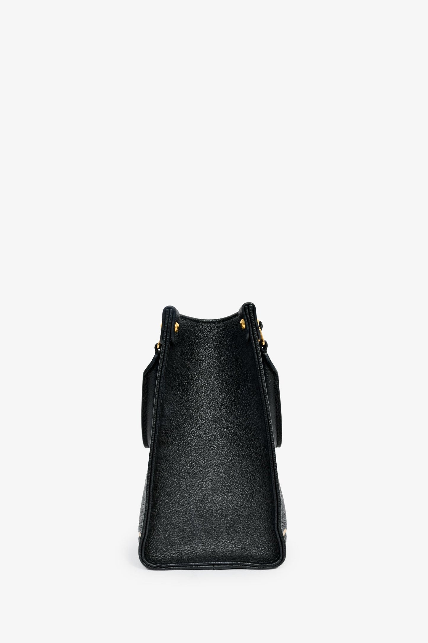 Louis Vuitton Black/Cream Leather Monogram Empreinte OnTheGo PM With Strap