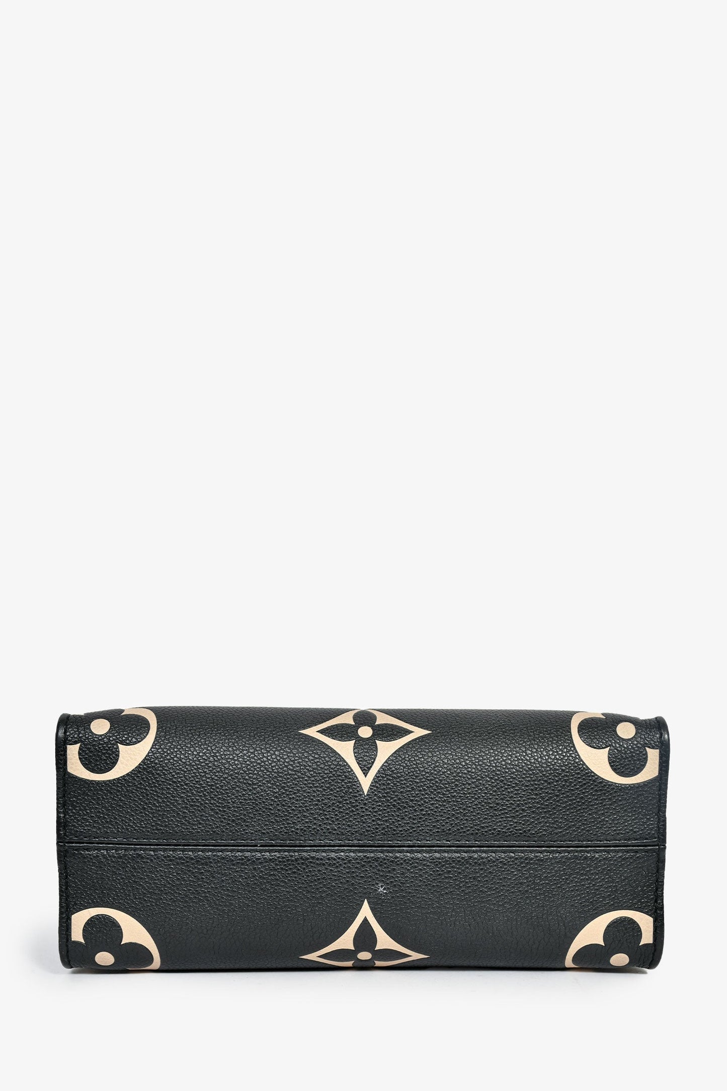 Louis Vuitton Black/Cream Leather Monogram Empreinte OnTheGo PM With Strap