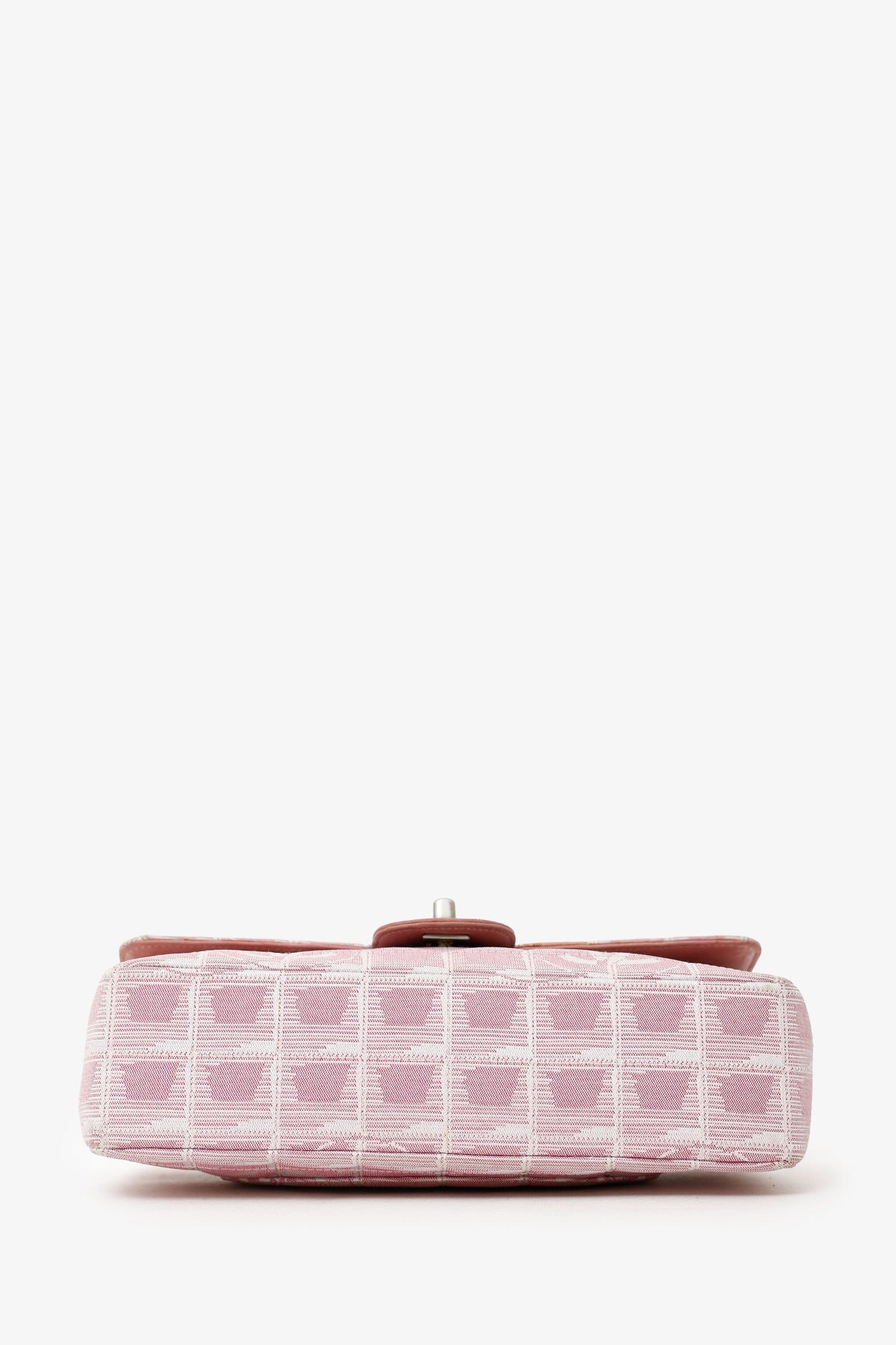 Chanel™ Pink Medium Travel 'Ligne' Flap Shoulder Bag