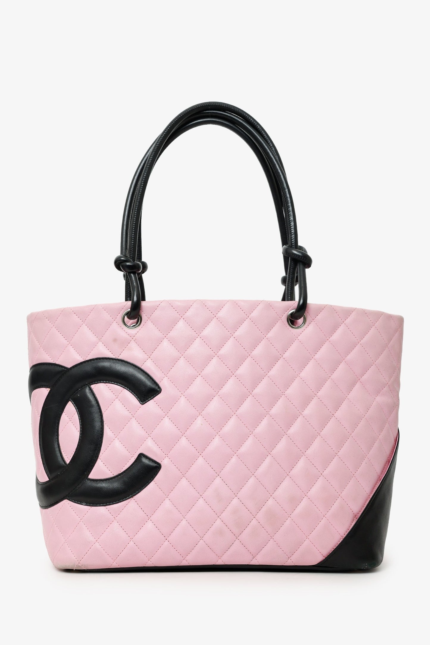 Chanel™ 2003-2004 Pink Large Ligne Cambon Tote Bag
