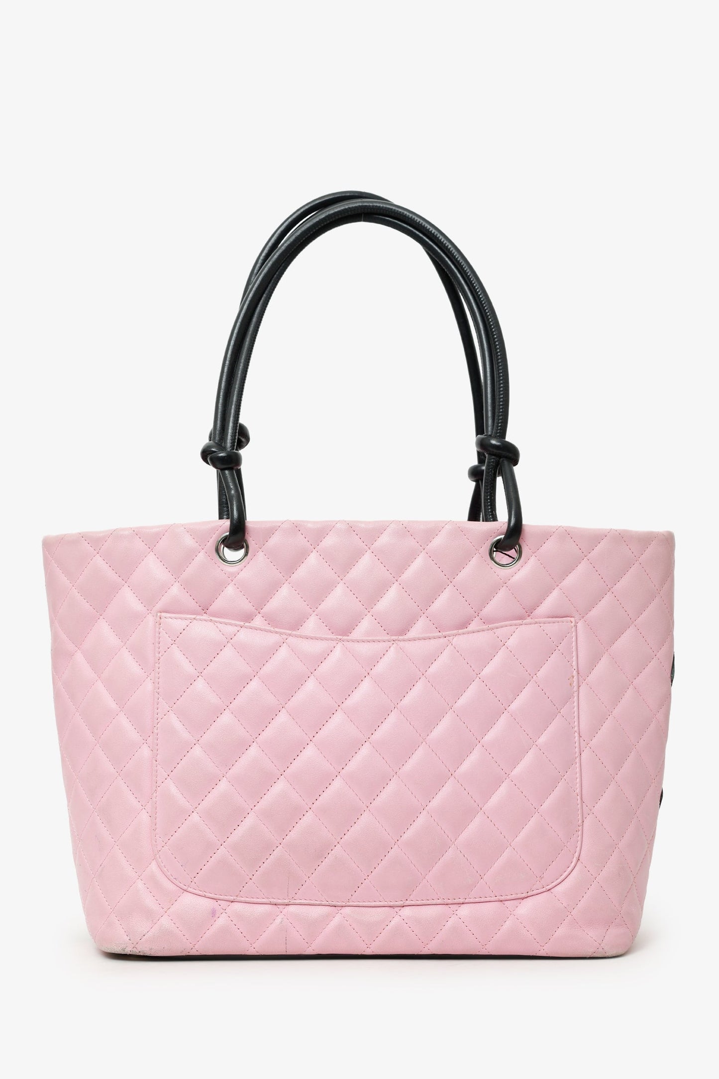 Chanel™ 2003-2004 Pink Large Ligne Cambon Tote Bag
