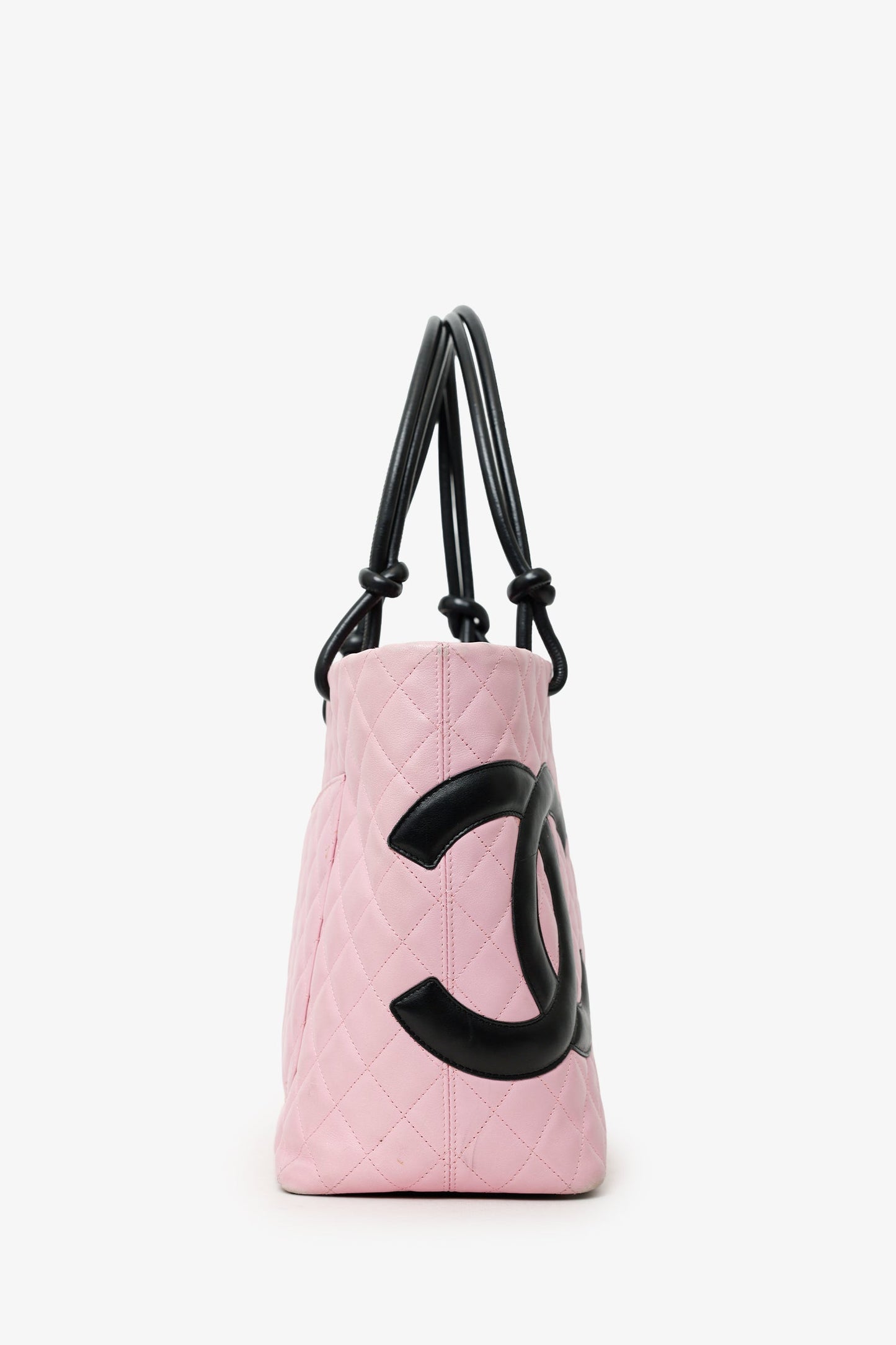 Chanel™ 2003-2004 Pink Large Ligne Cambon Tote Bag