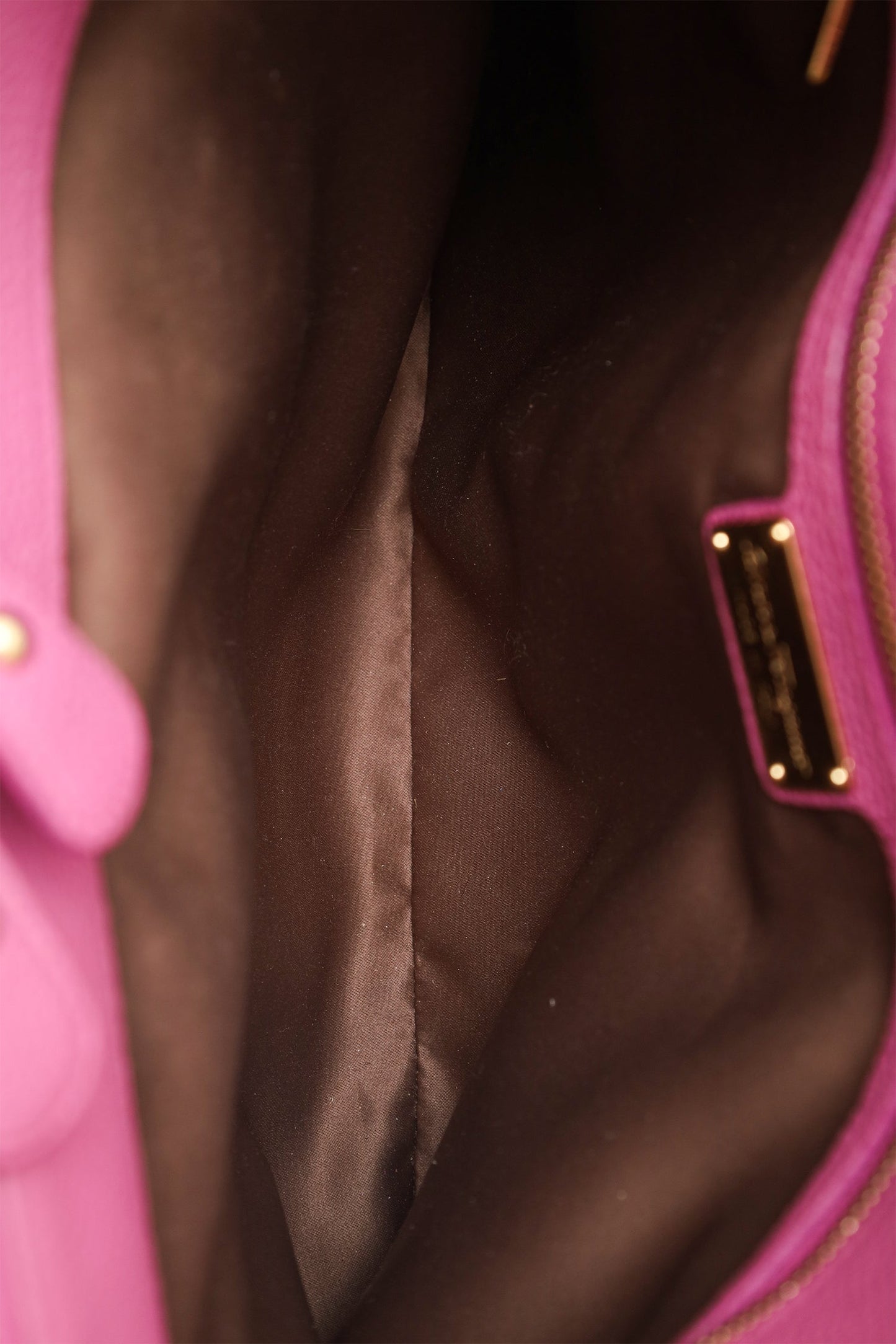 Salvatore Ferragamo Pink Leather 'Fiamma' Tote