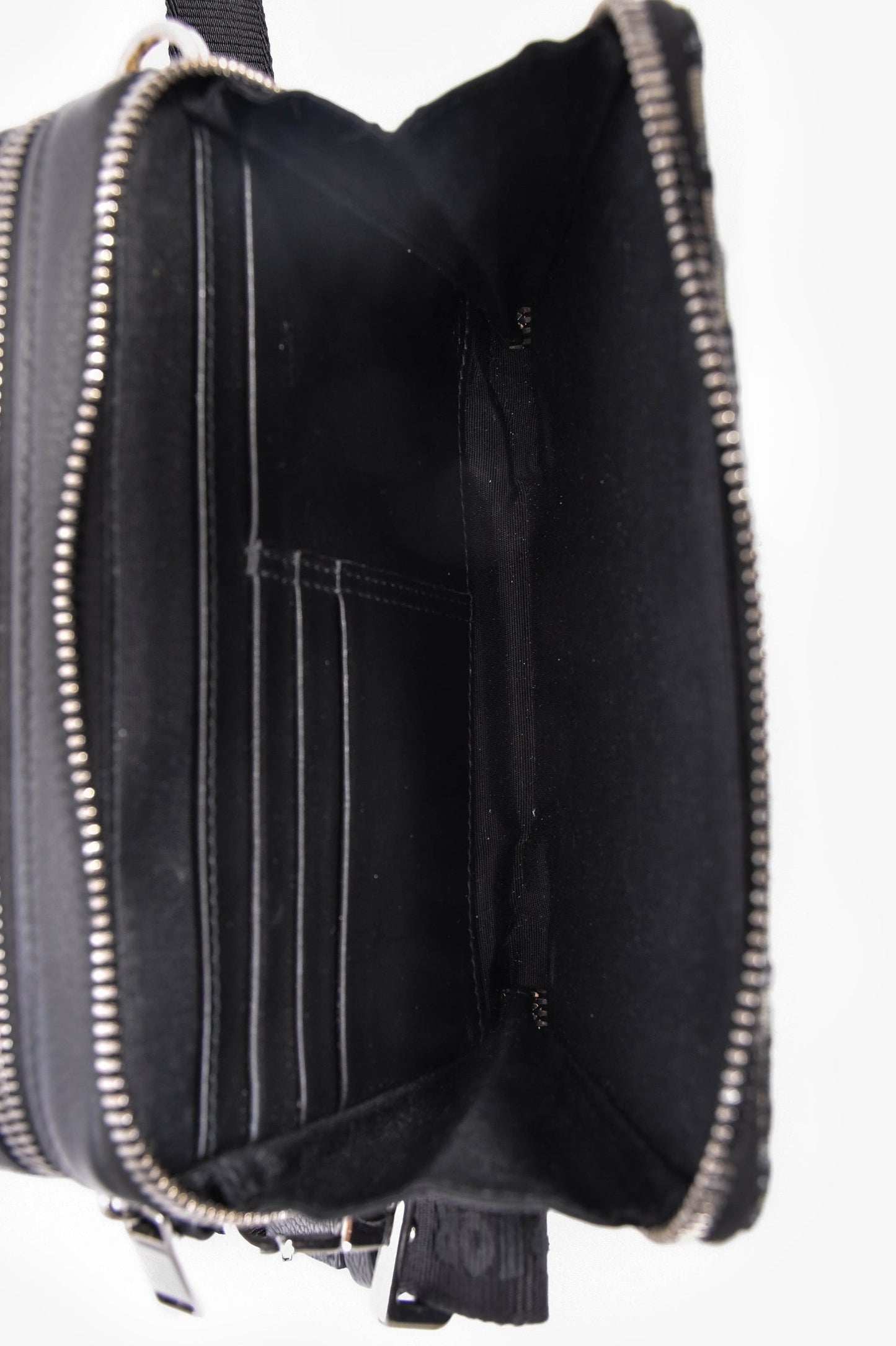 Christian Dior 2021 Navy Oblique Jacquard Wallet On Strap