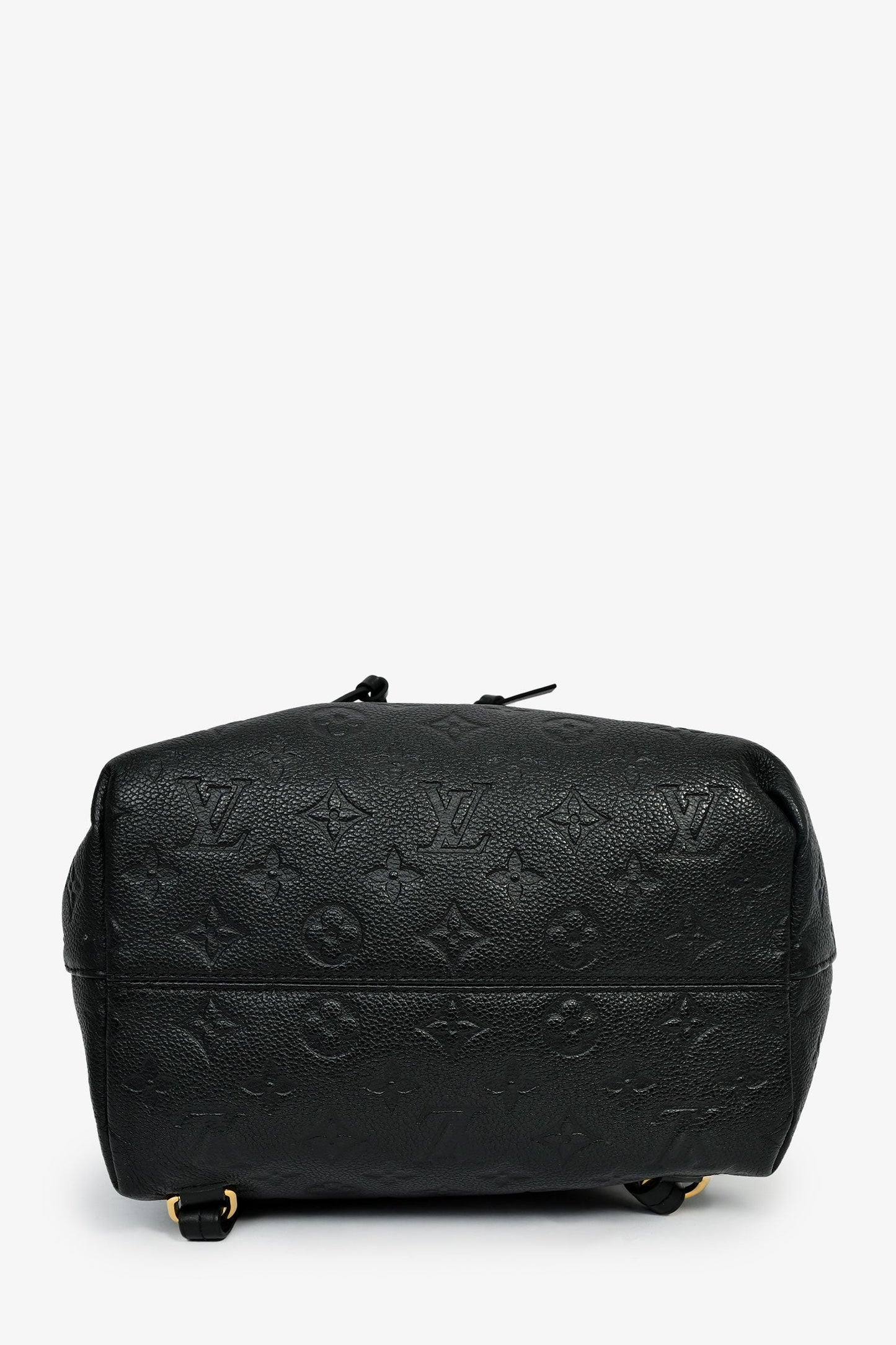 Louis Vuitton Black Monogram Empreinte Leather 'Montsouris' PM Backpack