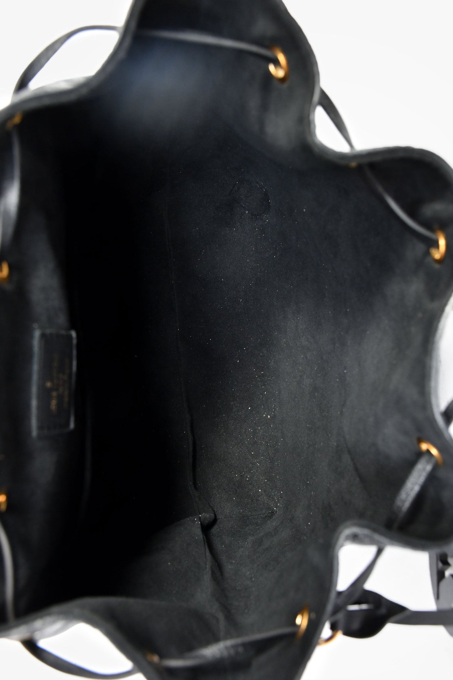 Louis Vuitton Black Monogram Empreinte Leather 'Montsouris' PM Backpack