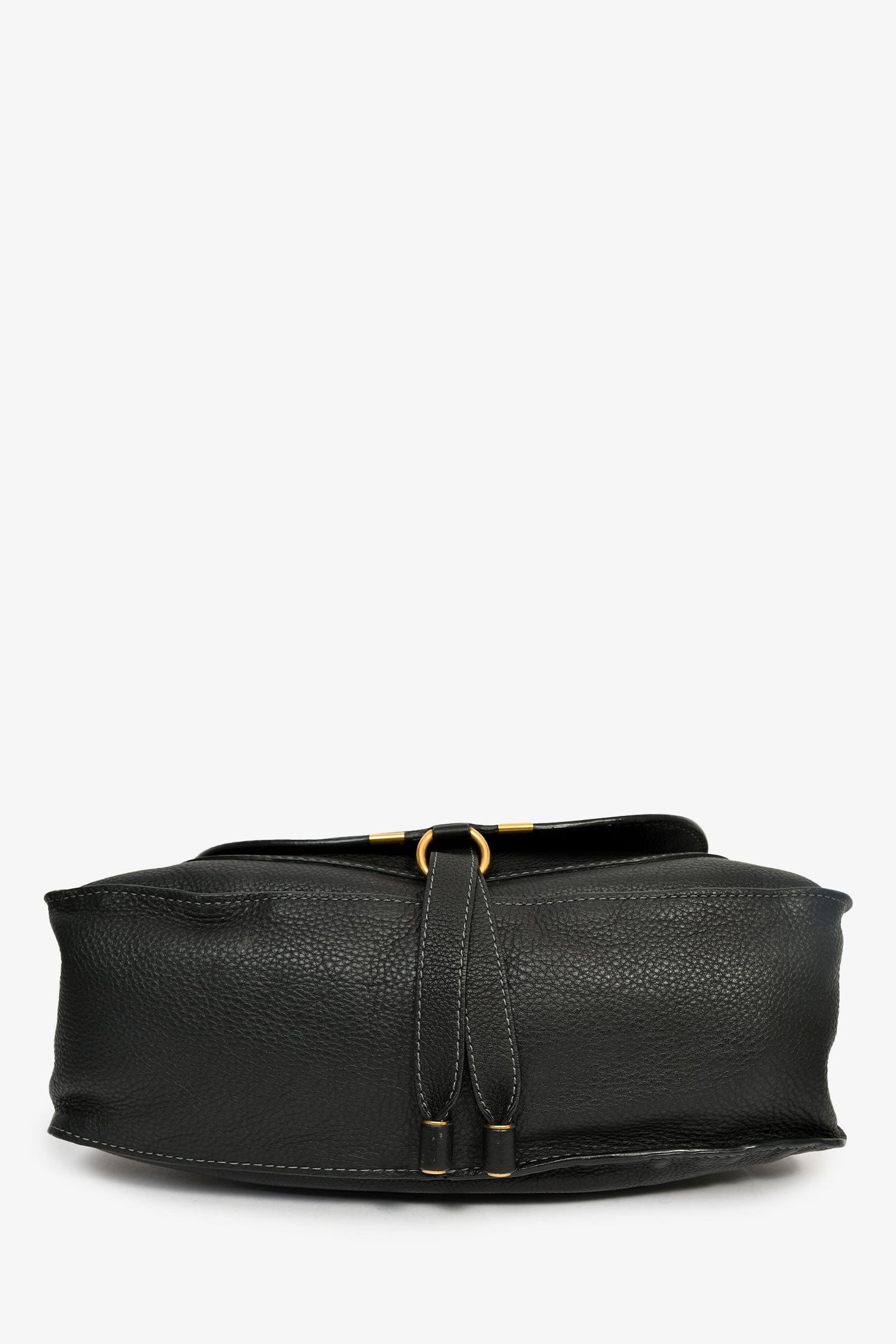 Chloe 2017 Black Leather Marcie Shoulder Bag With Strap
