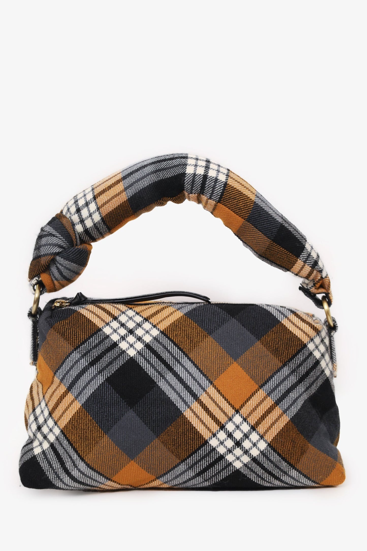Dries Van Noten Brown/Multicolour Top Handle Bag