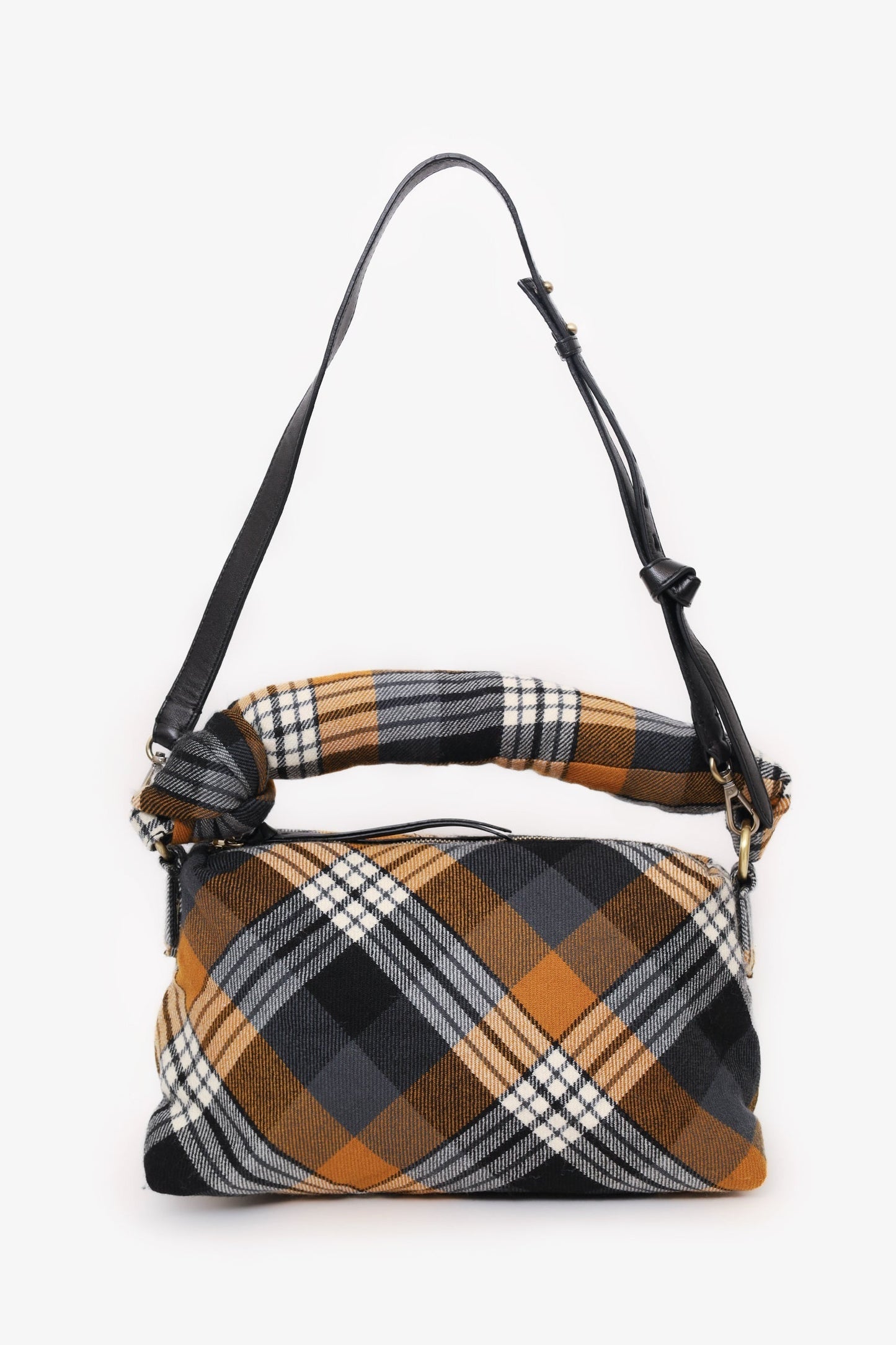 Dries Van Noten Brown/Multicolour Top Handle Bag