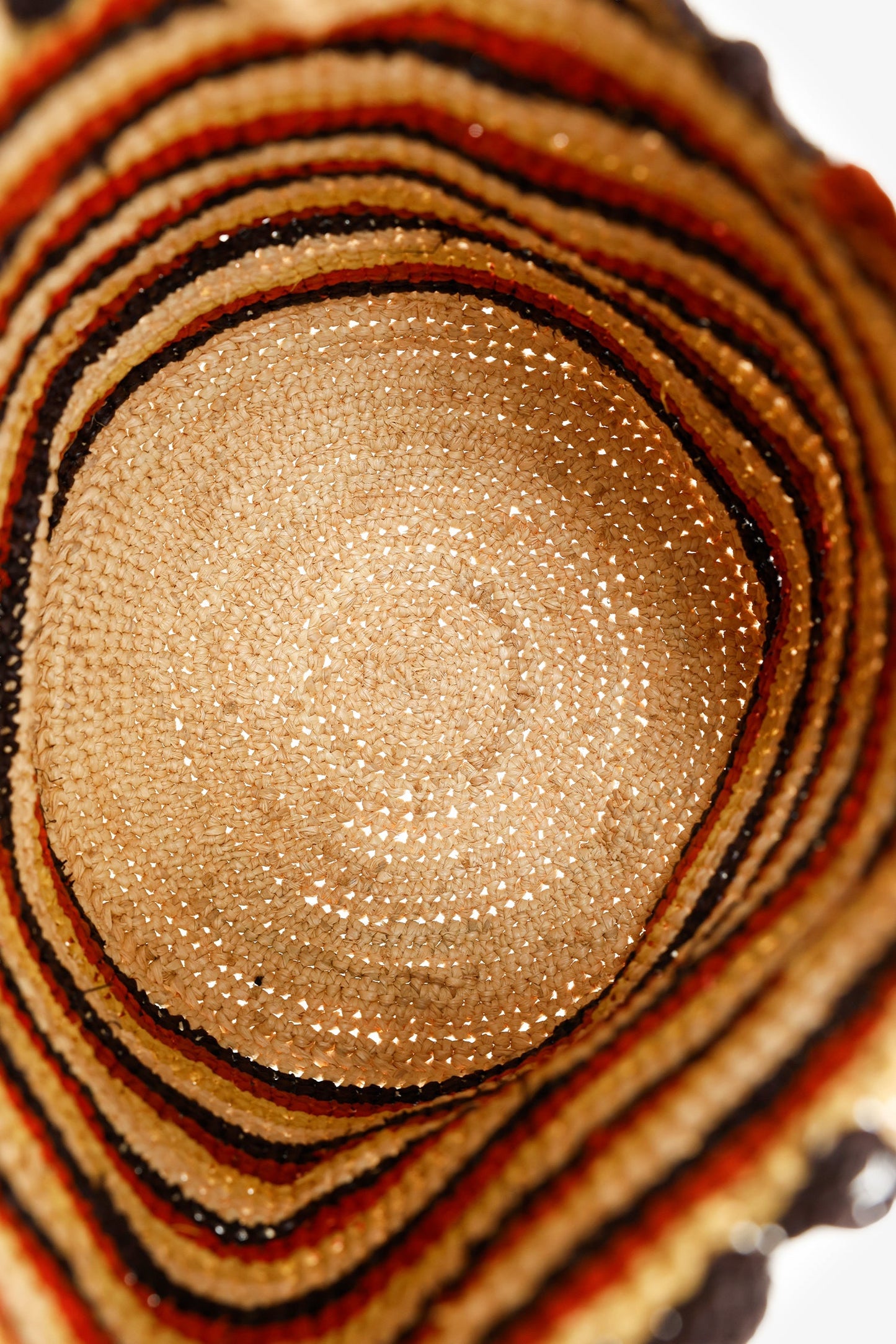 DÔEN Stripe Raffia Pia Bag