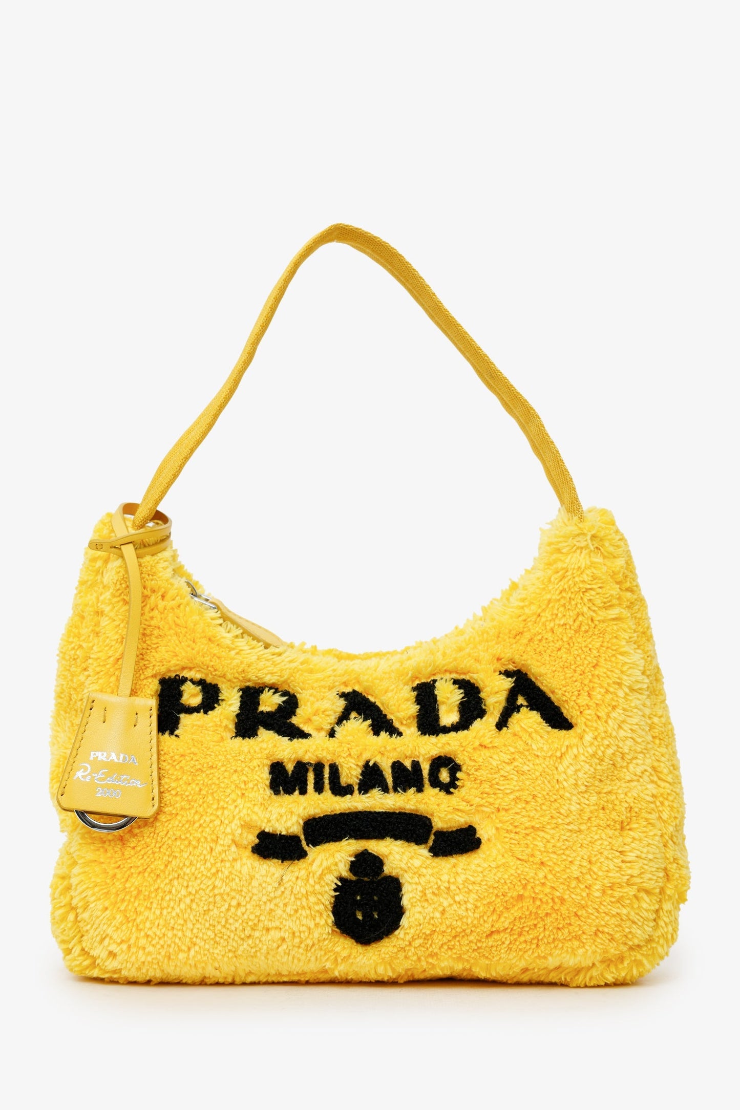 Prada Yellow Terry Re-edition 2000 Shoulder Bag