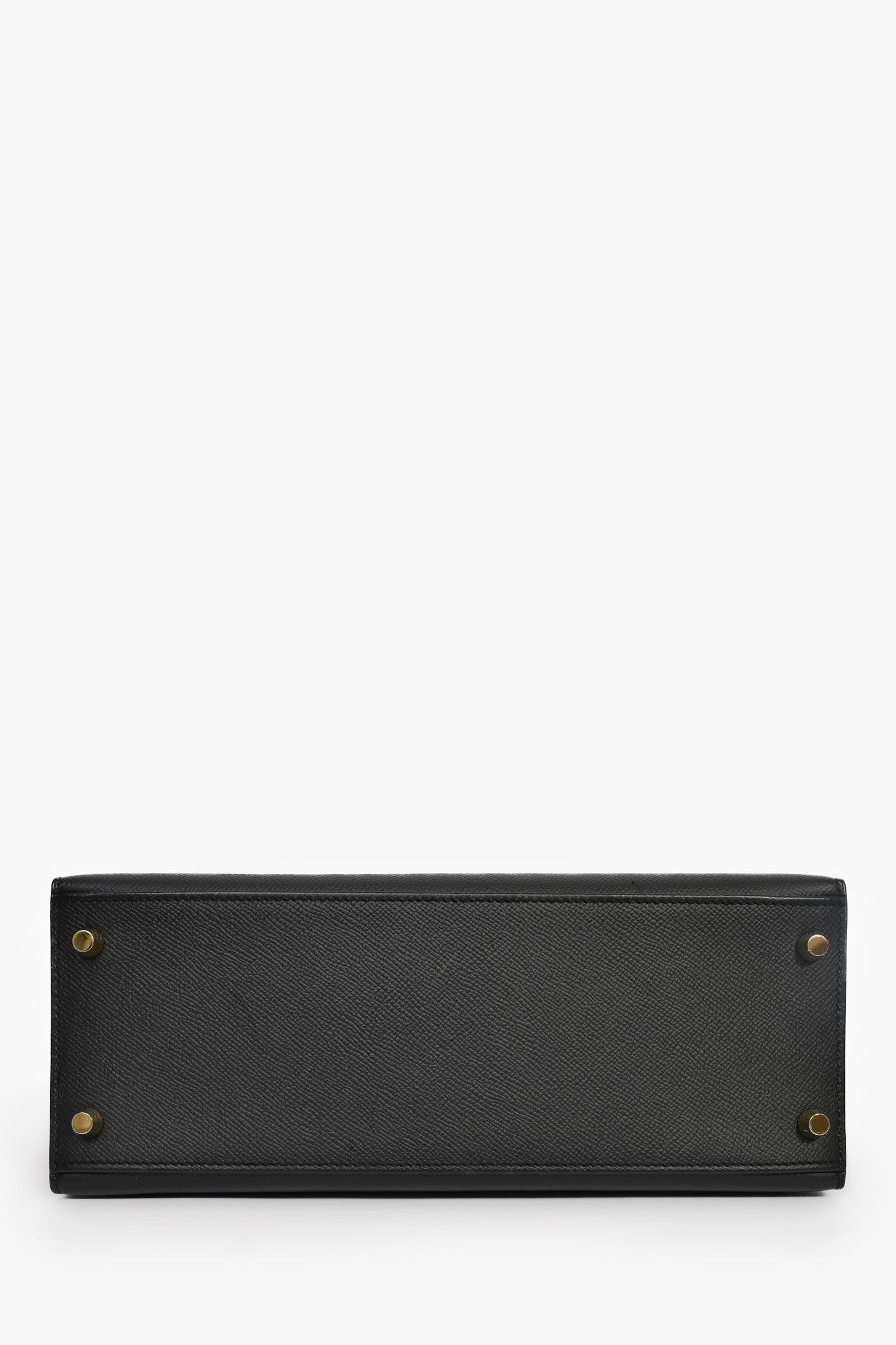 Hermès 2018 Black Epsom Leather Kelly 28 with Strap