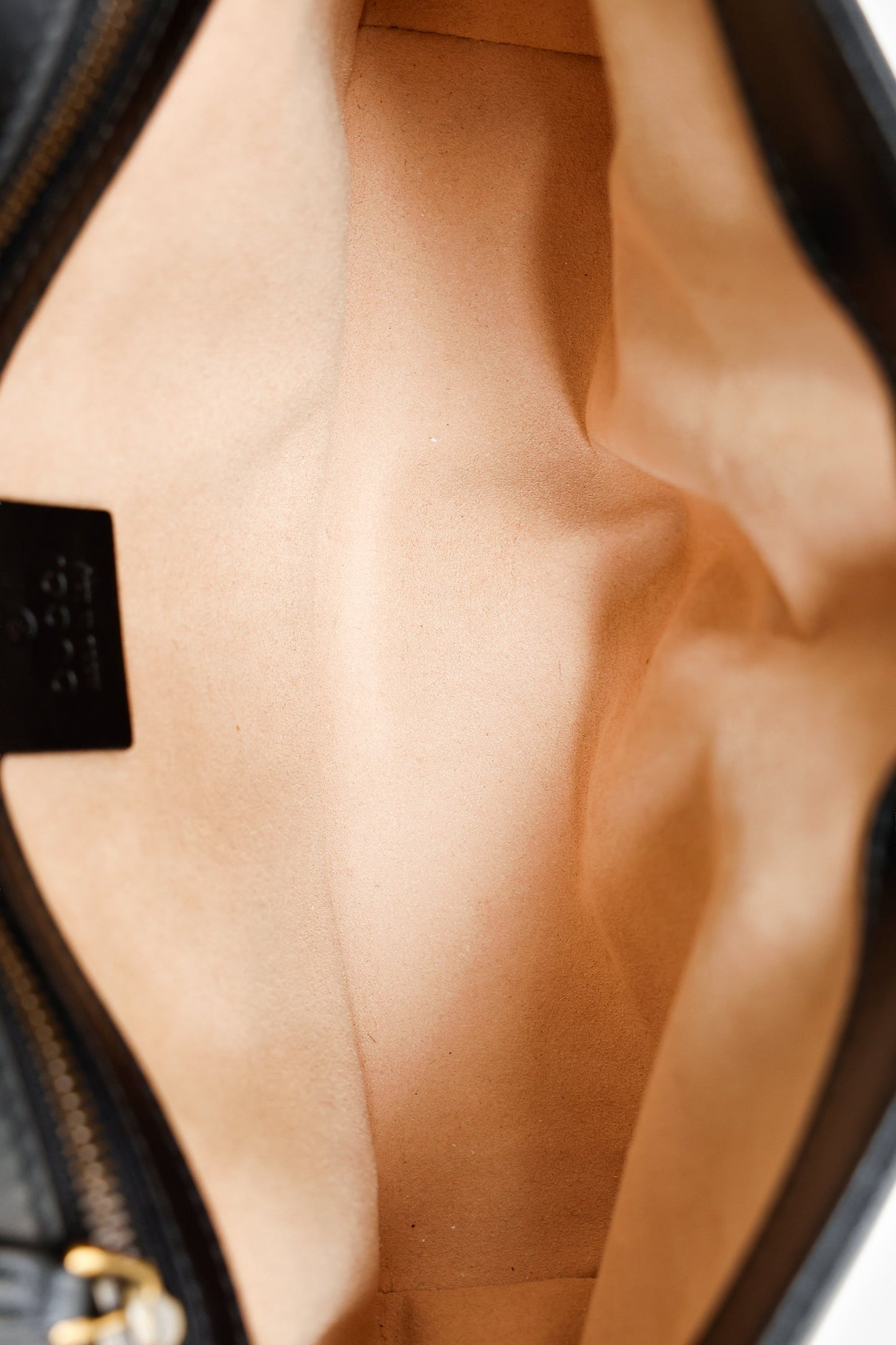 Gucci Black Leather Marmont Small Shoulder Bag