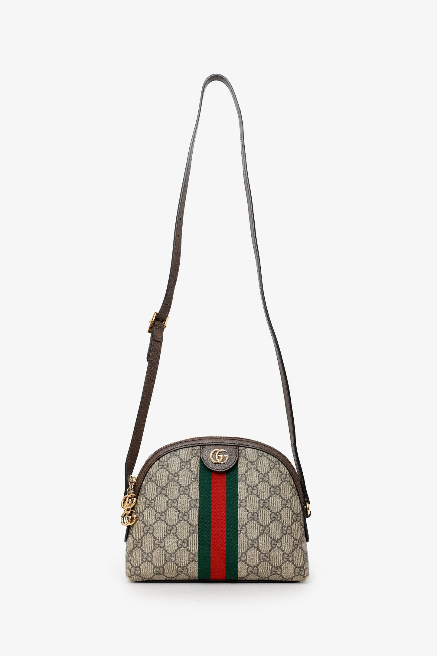 Gucci GG Supreme Ophidia Small Rounded Top Crossbody Bag