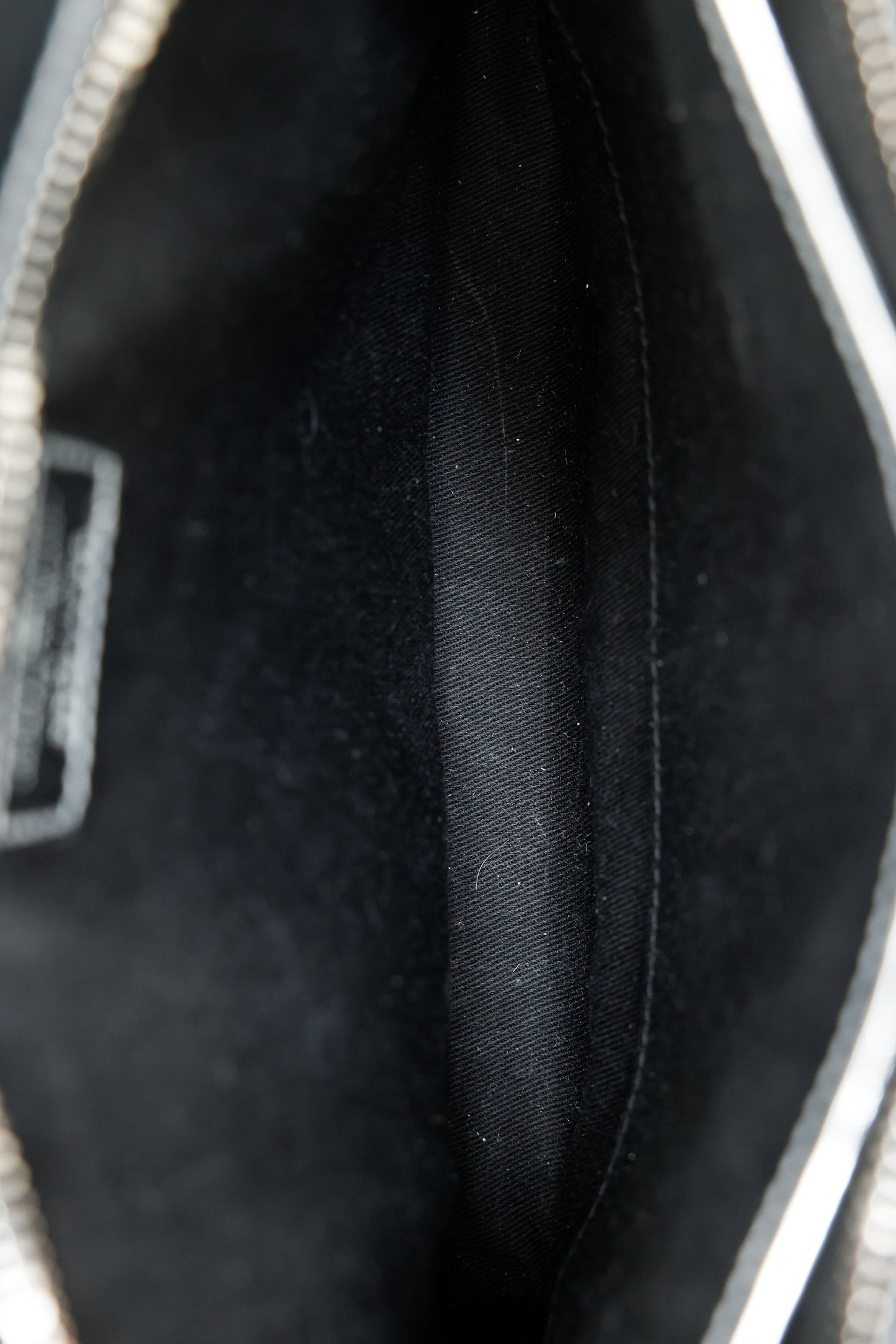 Salvatore Ferragamo Silver Metallic Leather Gancini Clutch