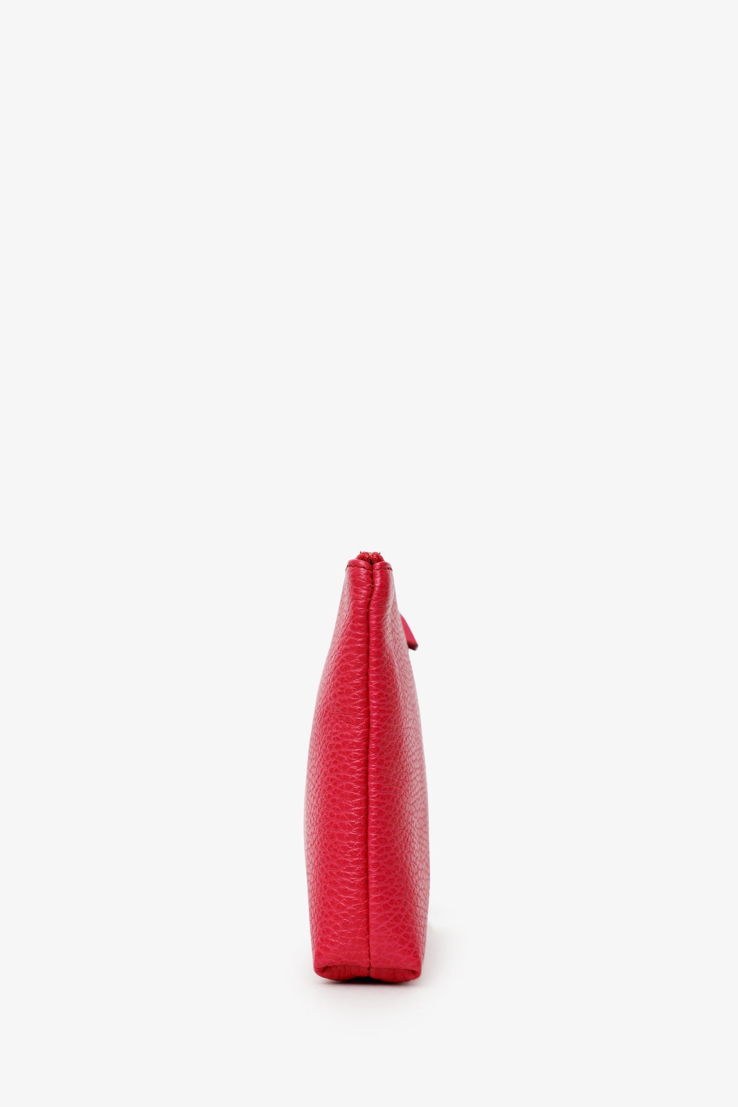 Gucci Pink Pebbled Leather Swing Clutch