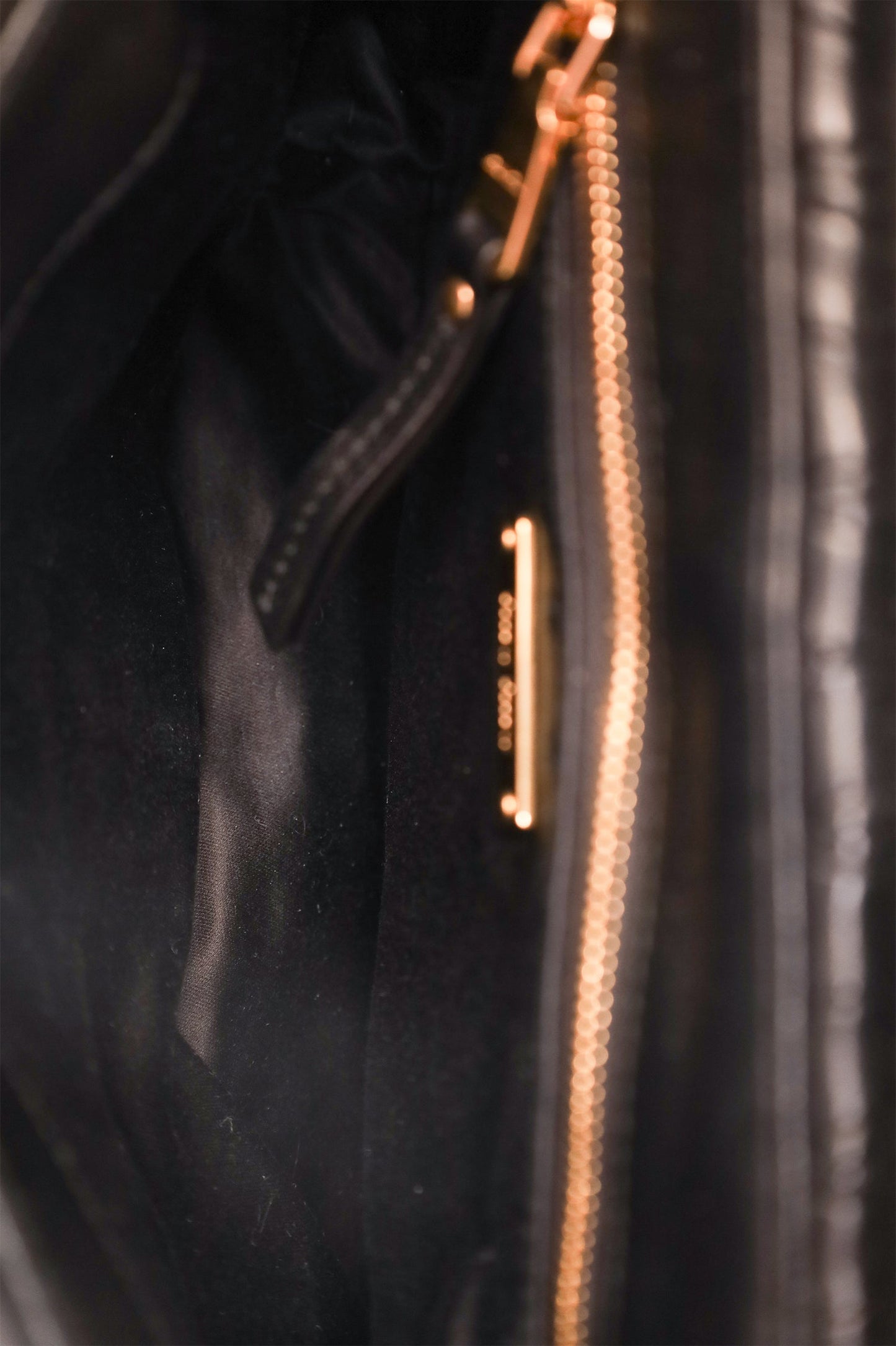 Miu Miu Black Matelassé Napa Chain Flap Shoulder Bag