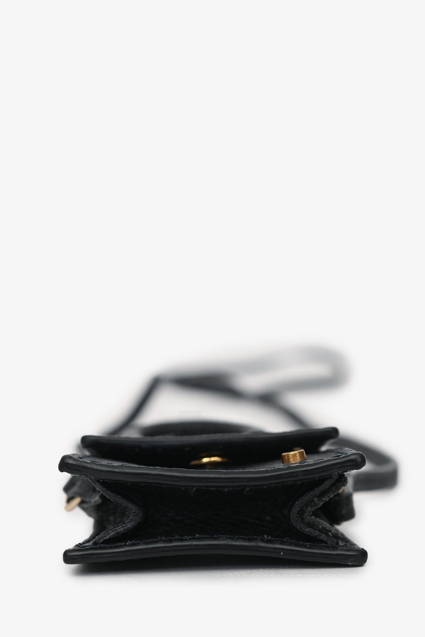 Jacquemus Navy Leather Micro Le Petit Chiquito