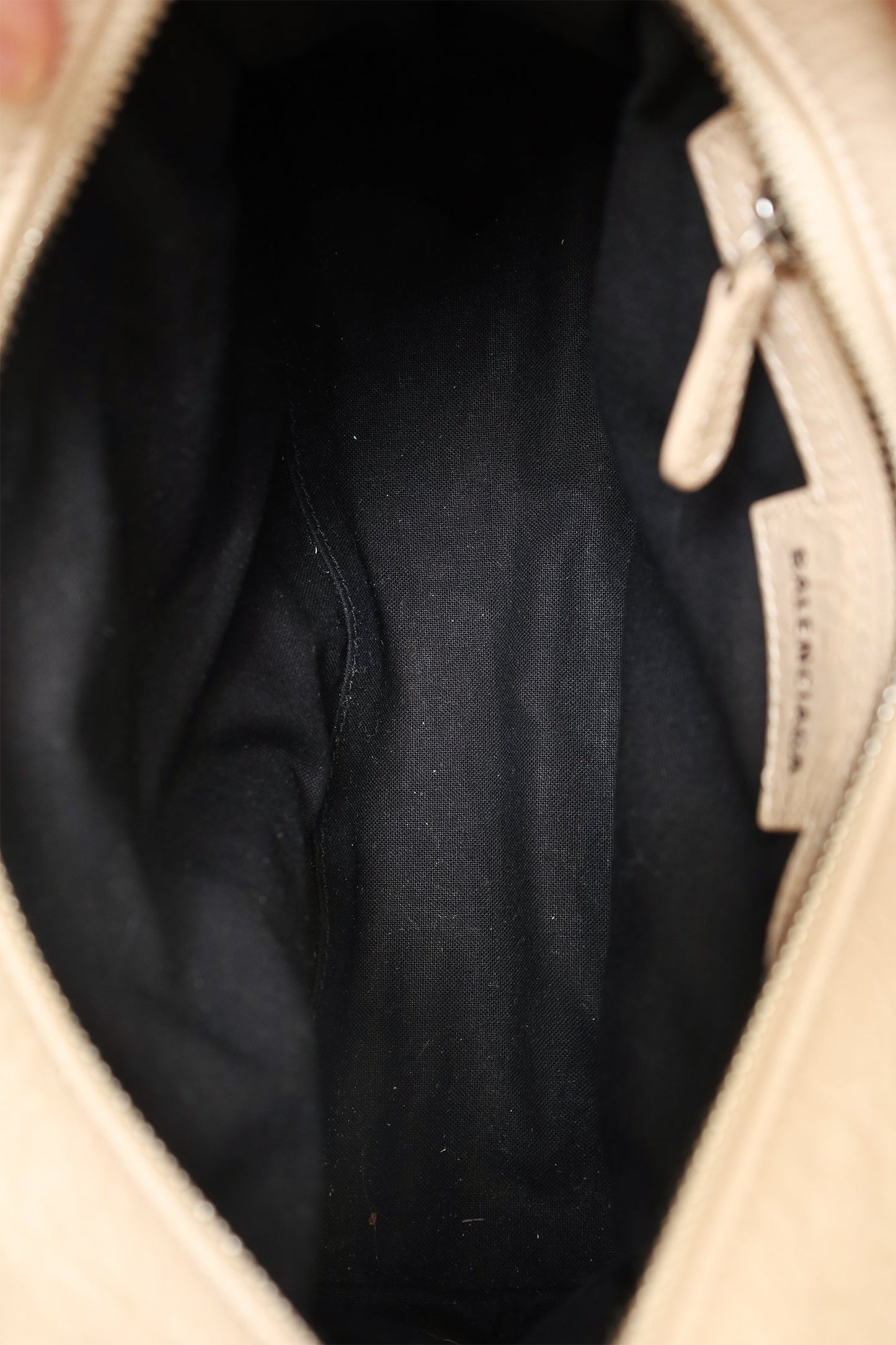 Balenciaga Beige Arena Leather Small Neo Le Cagole Classic City Bag