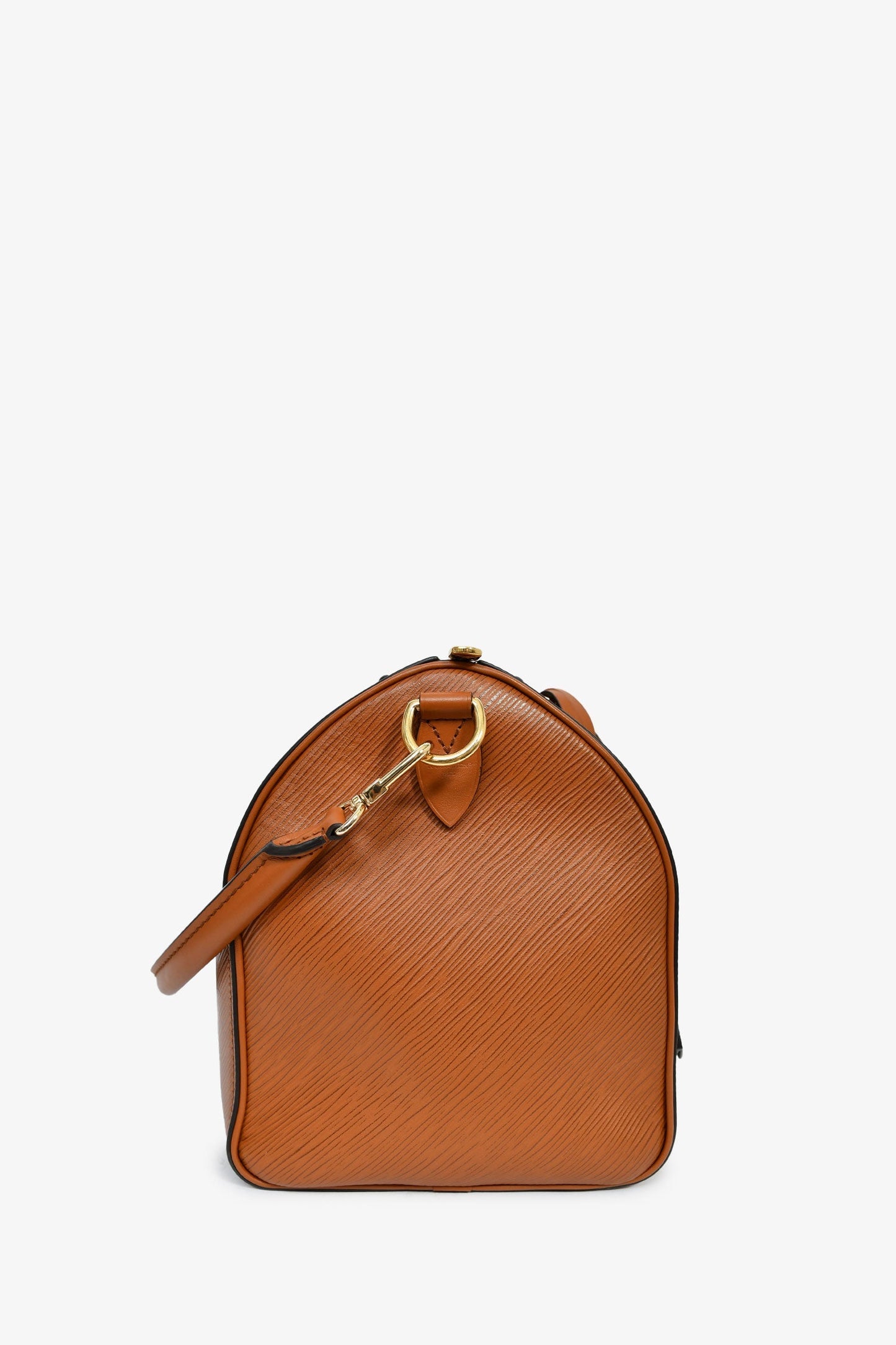 Louis Vuitton Brown Epi Leather Soft Speedy 30 With Strap