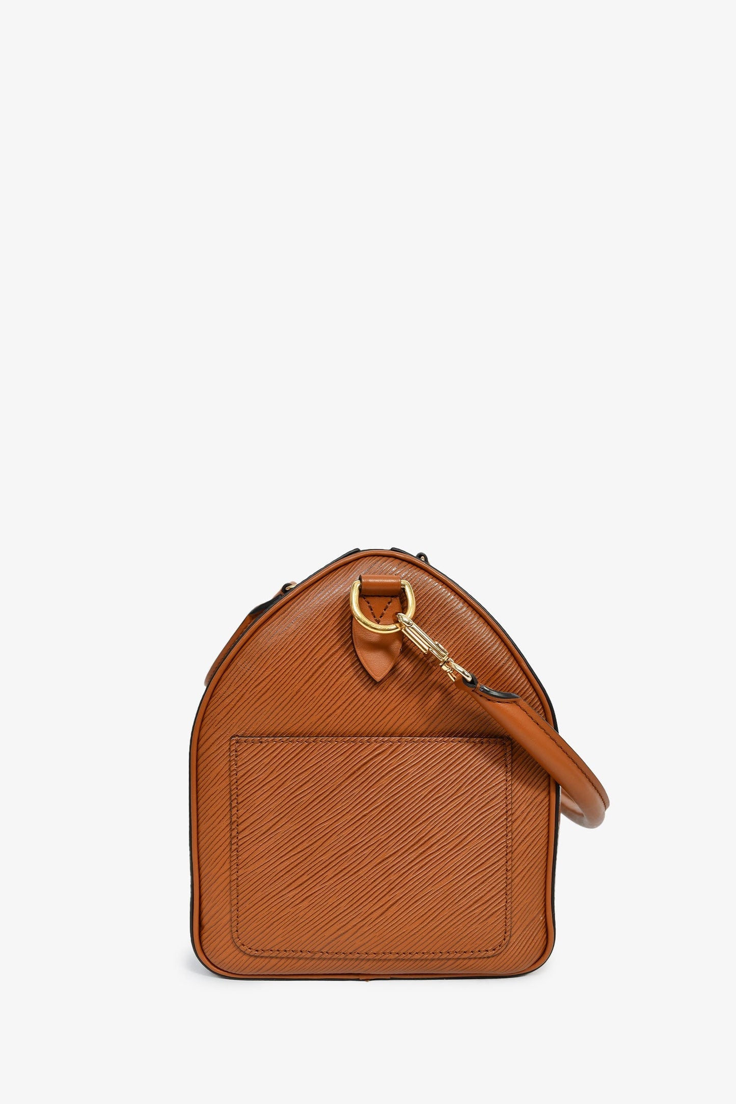 Louis Vuitton Brown Epi Leather Soft Speedy 30 With Strap