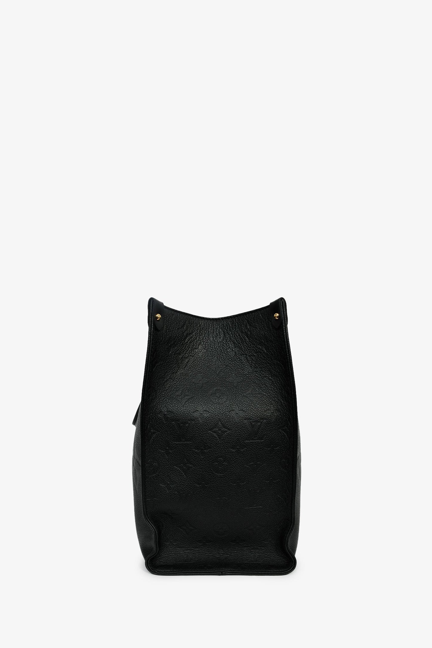 Louis Vuitton Black Leather Monogram Empriente OnTheGo GM Tote Bag