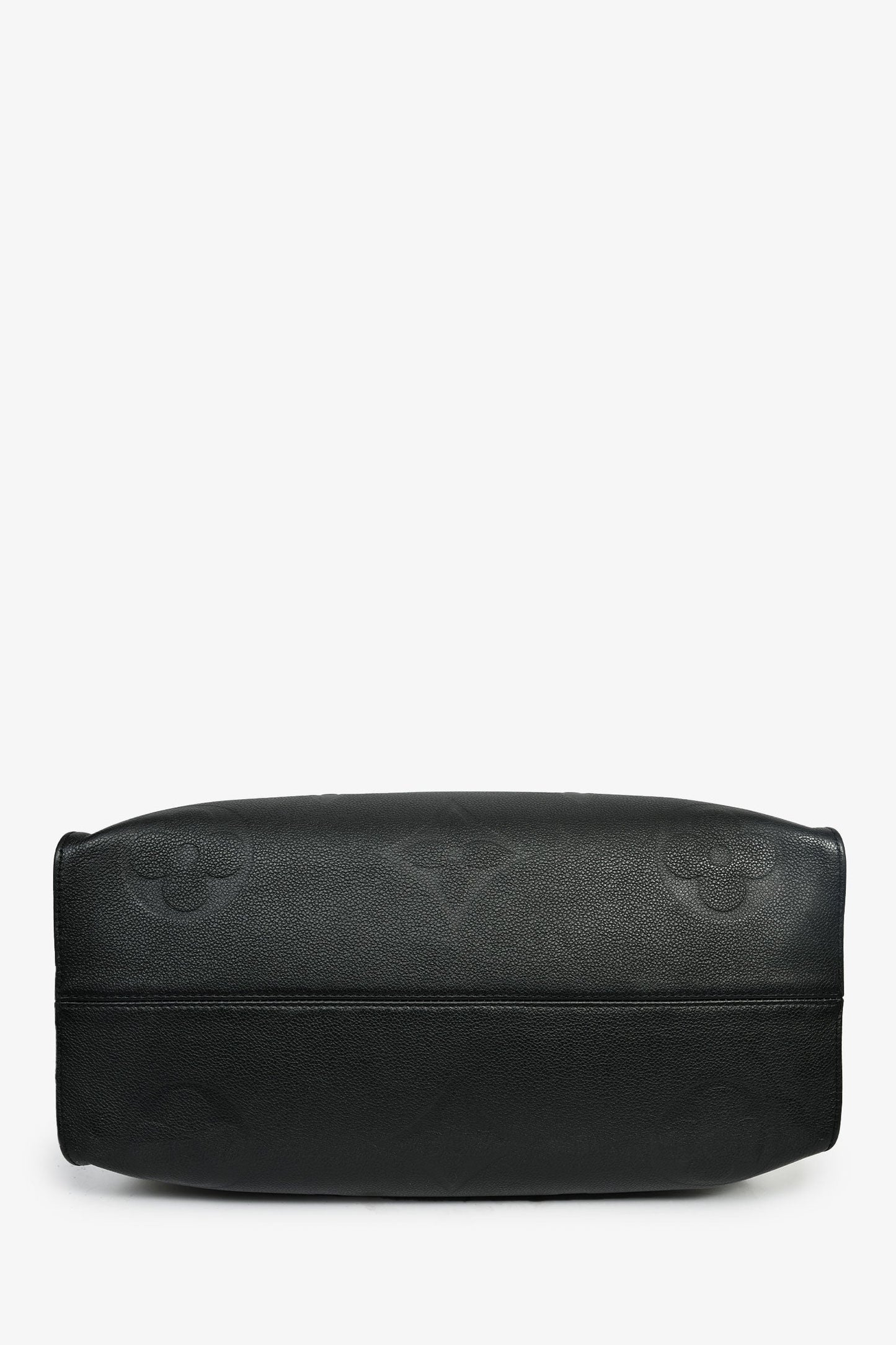 Louis Vuitton Black Leather Monogram Empriente OnTheGo GM Tote Bag