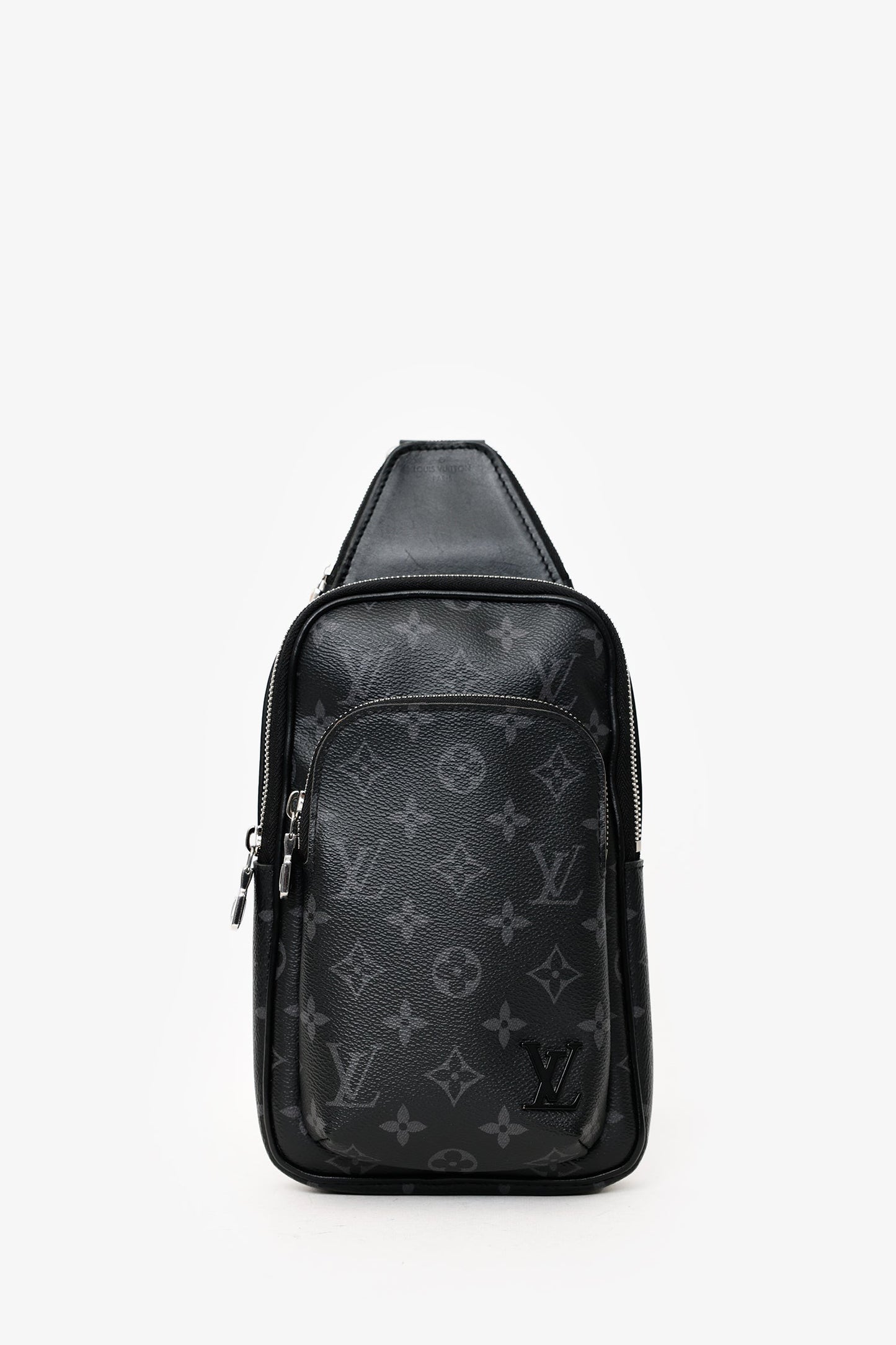 Louis Vuitton Black Monogram Eclipse Avenue Sling Bag PM