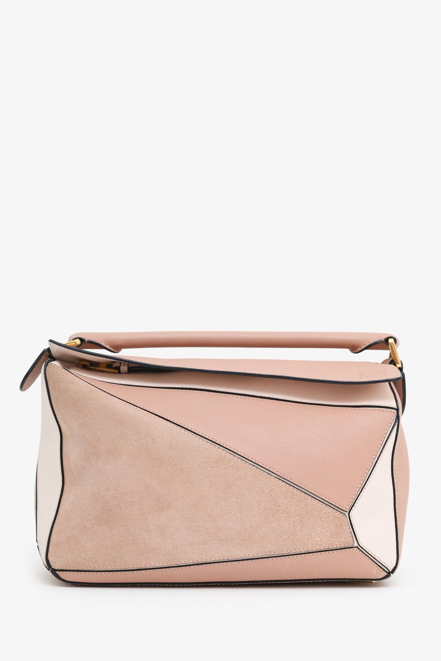 Loewe Mauve Tricolour Calfskin Medium Puzzle Bag
