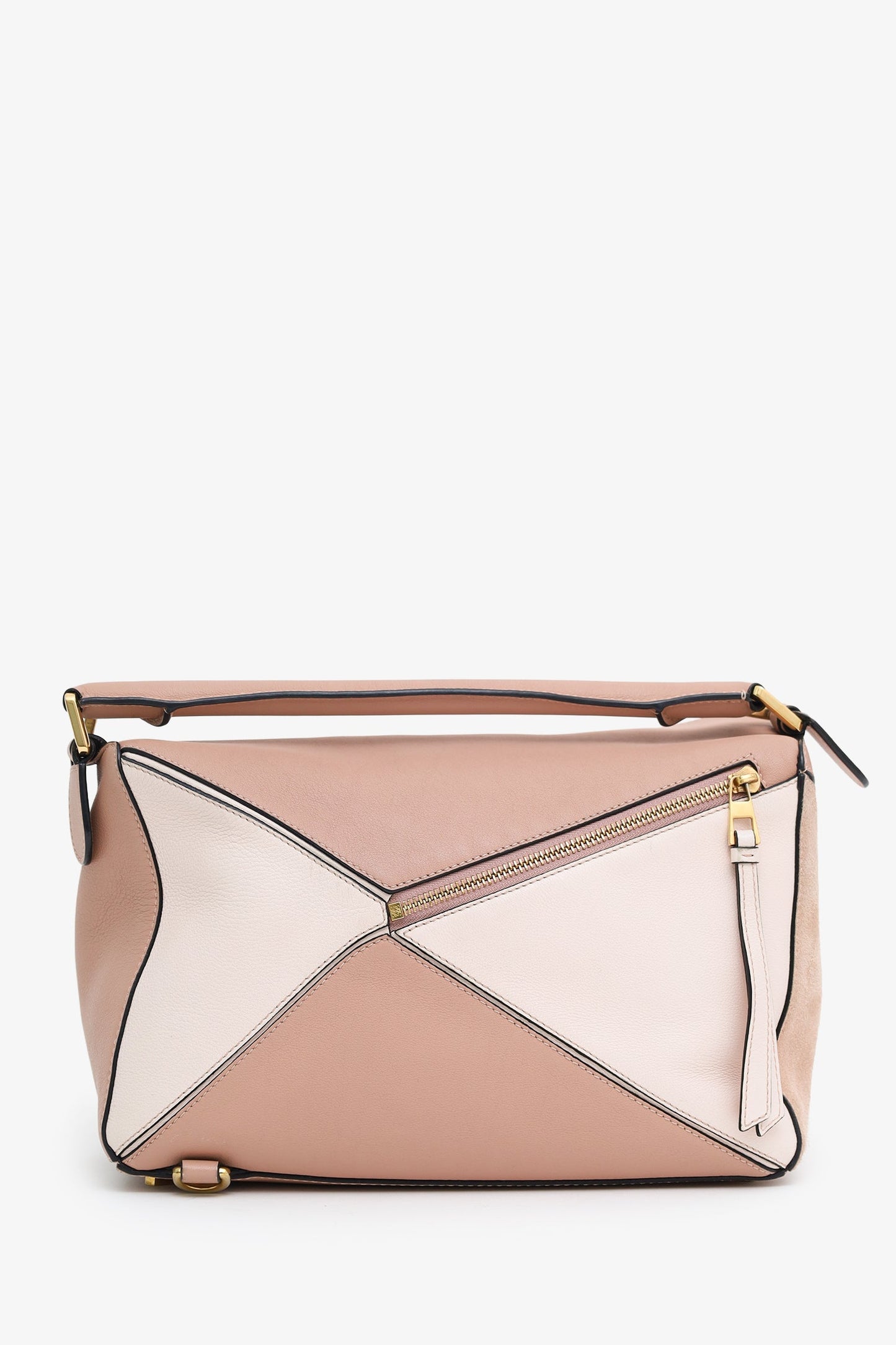 Loewe Mauve Tricolour Calfskin Medium Puzzle Bag