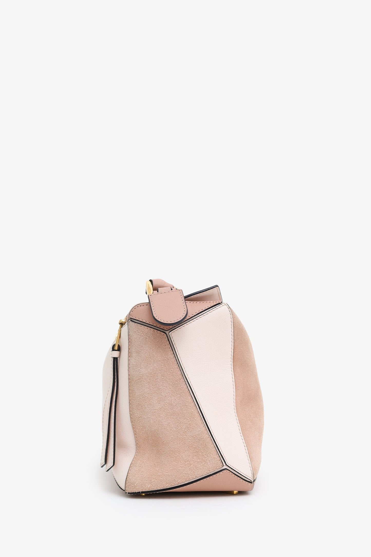 Loewe Mauve Tricolour Calfskin Medium Puzzle Bag