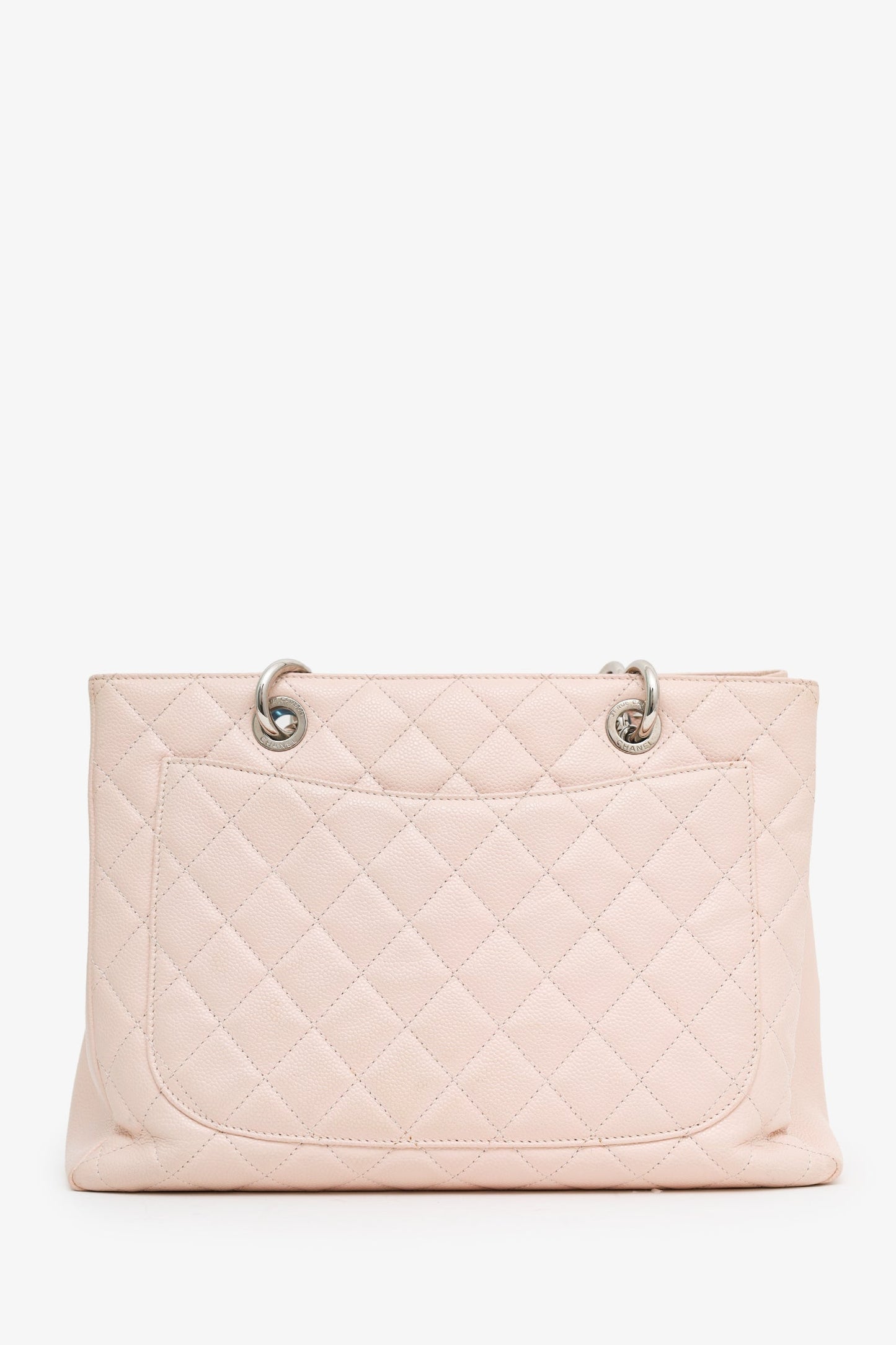 Chanel™ 2012-13 Pink Caviar Leather Grand Shopping Tote